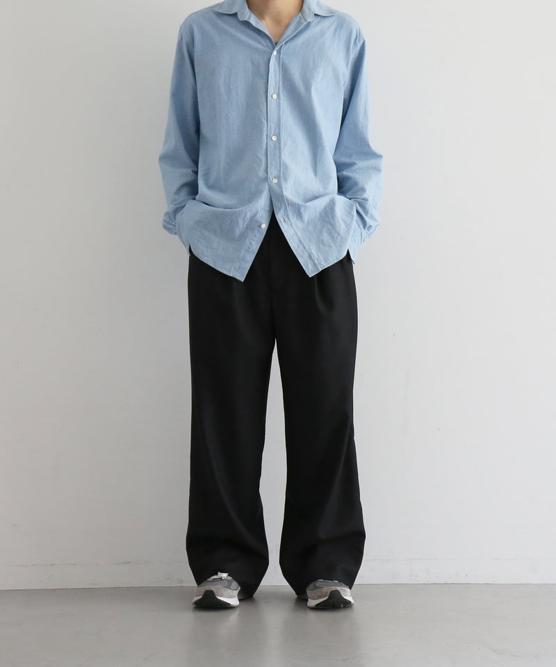 DEVINUSAGE Loose slacks "BLACK"