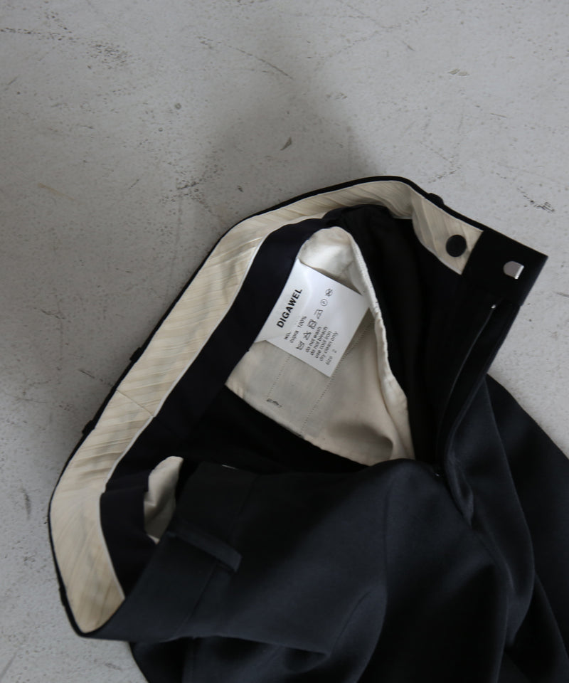 DIGAWEL Side adjuster pants "BLACK"
