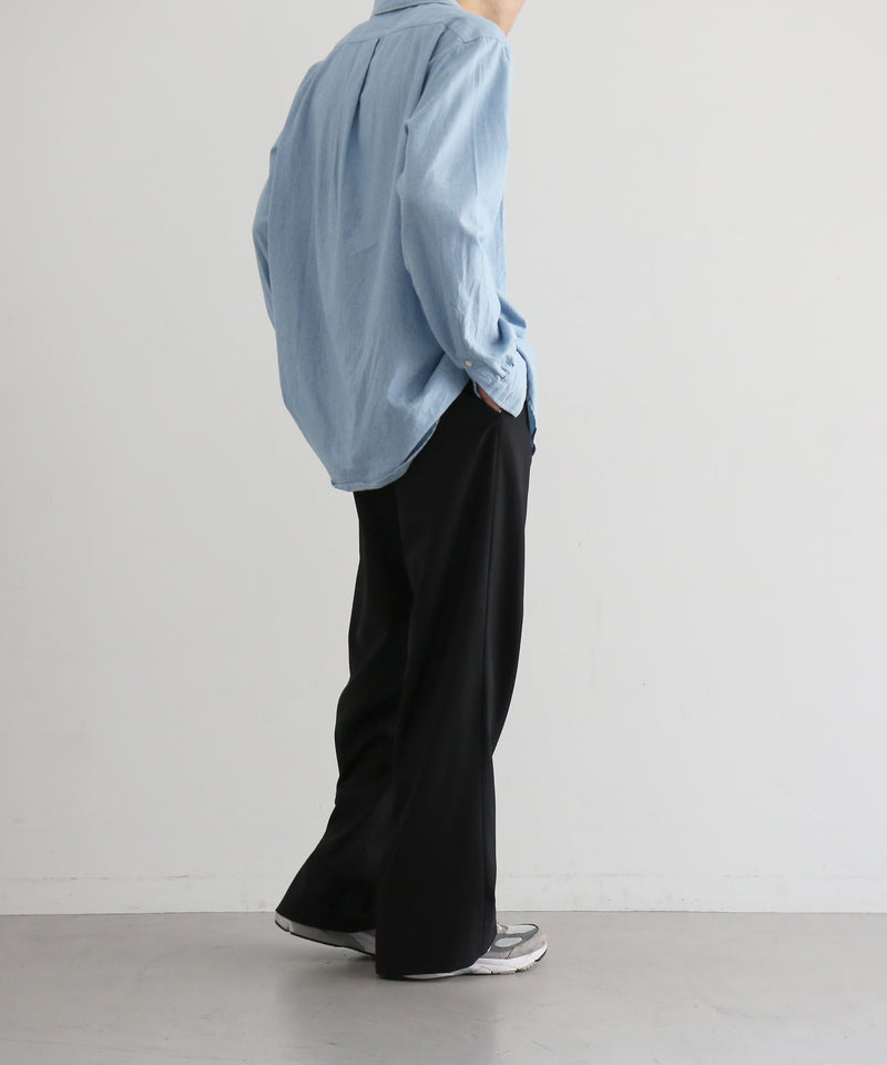 DEVINUSAGE Loose slacks "BLACK"