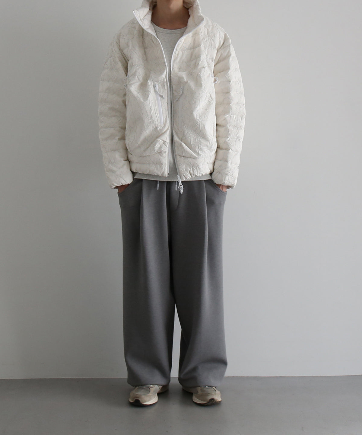 FAF(FAKE AS FLOWERS) Crack down jacket "ECRU"