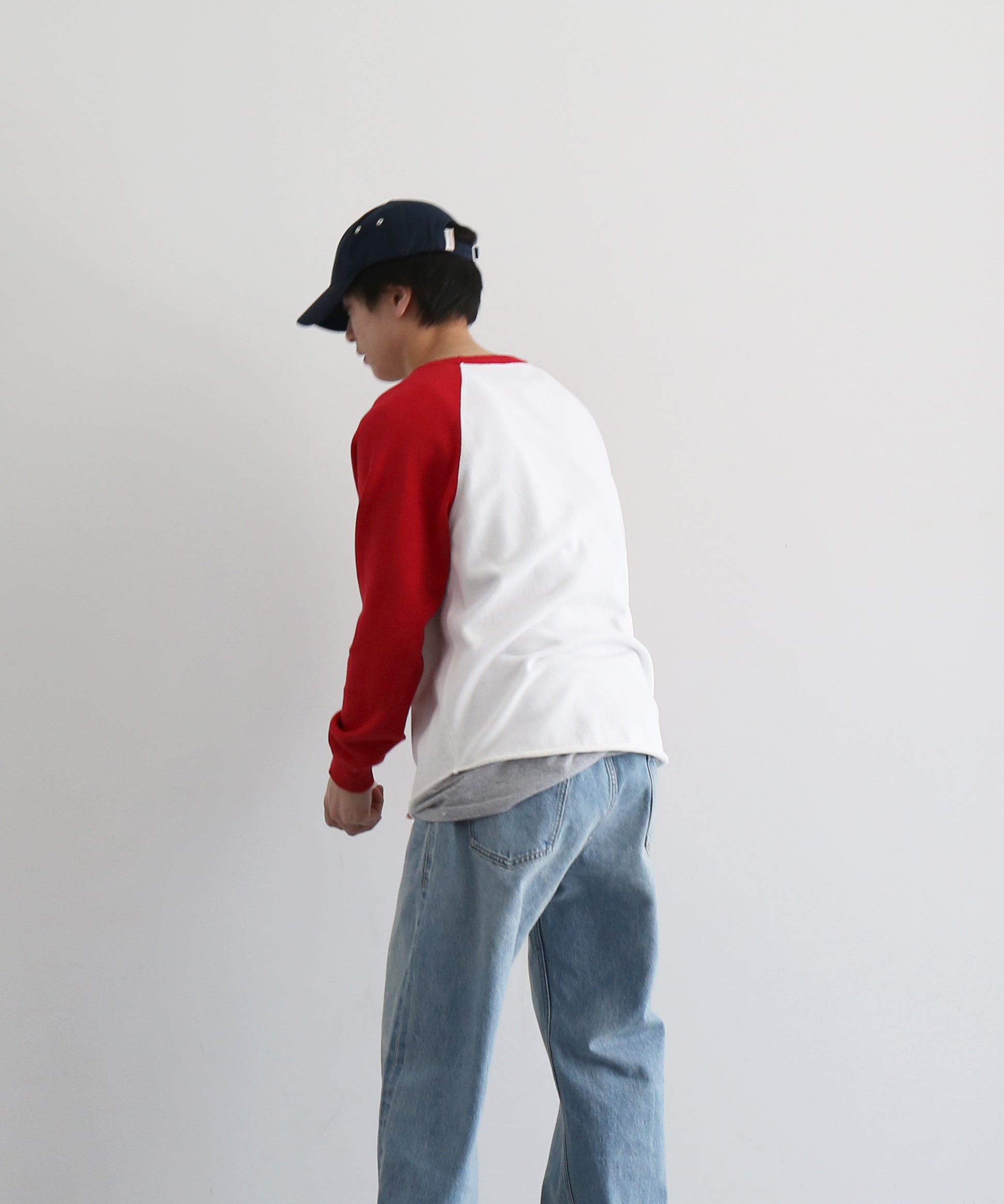 KAIKO Base ball knit "RED"