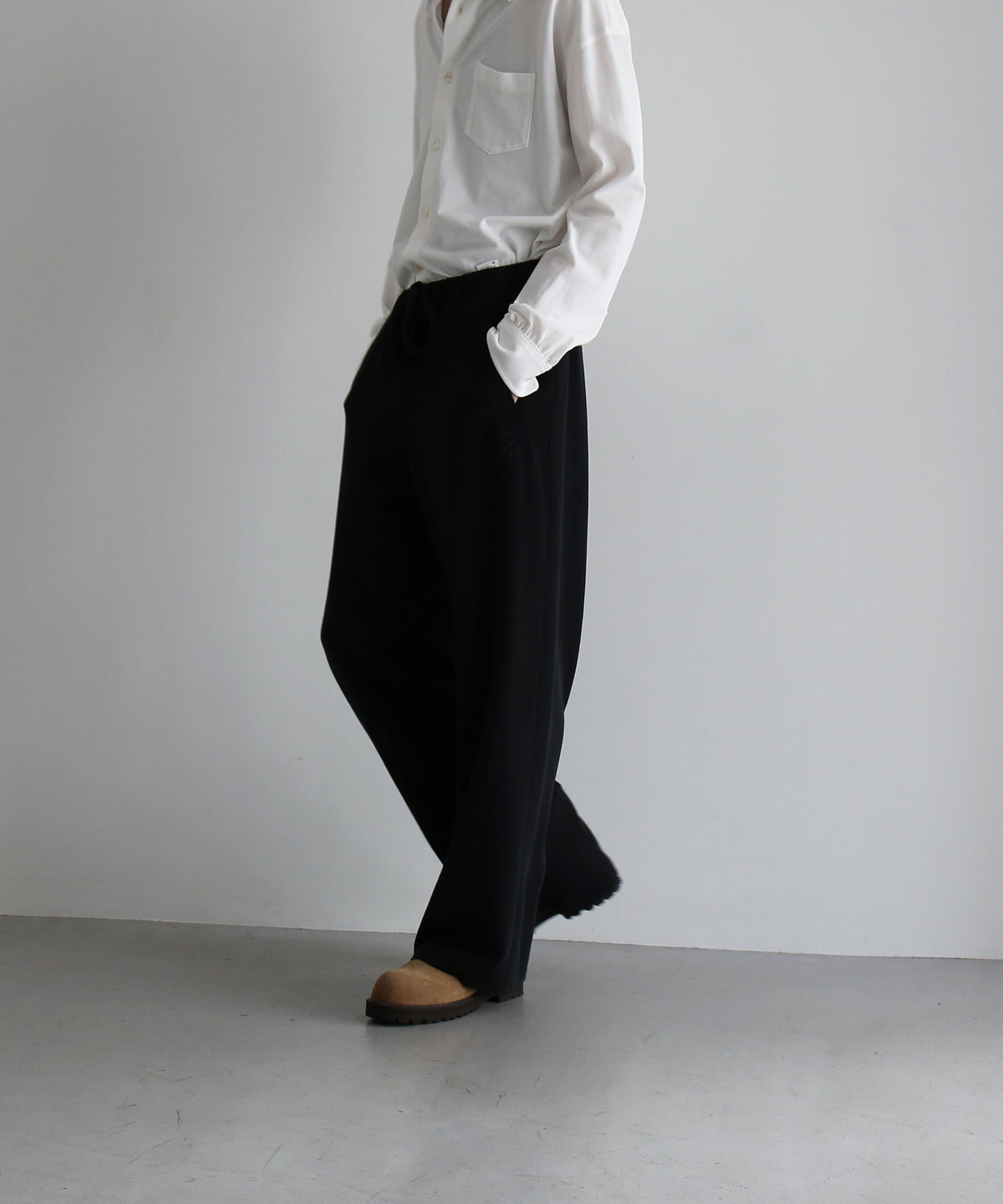 SECOND/LAYER Team pant "BLACK"