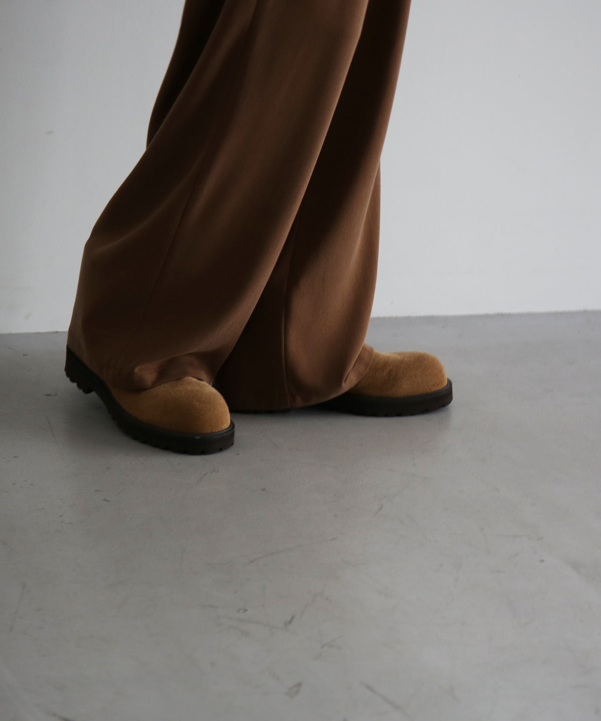 SECOND/LAYER Team pant "BROWN"