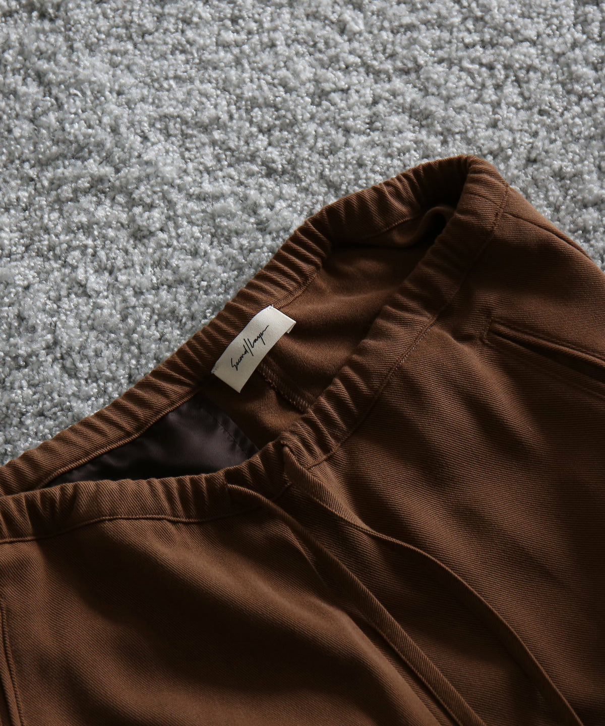 SECOND/LAYER Team pant "BROWN"