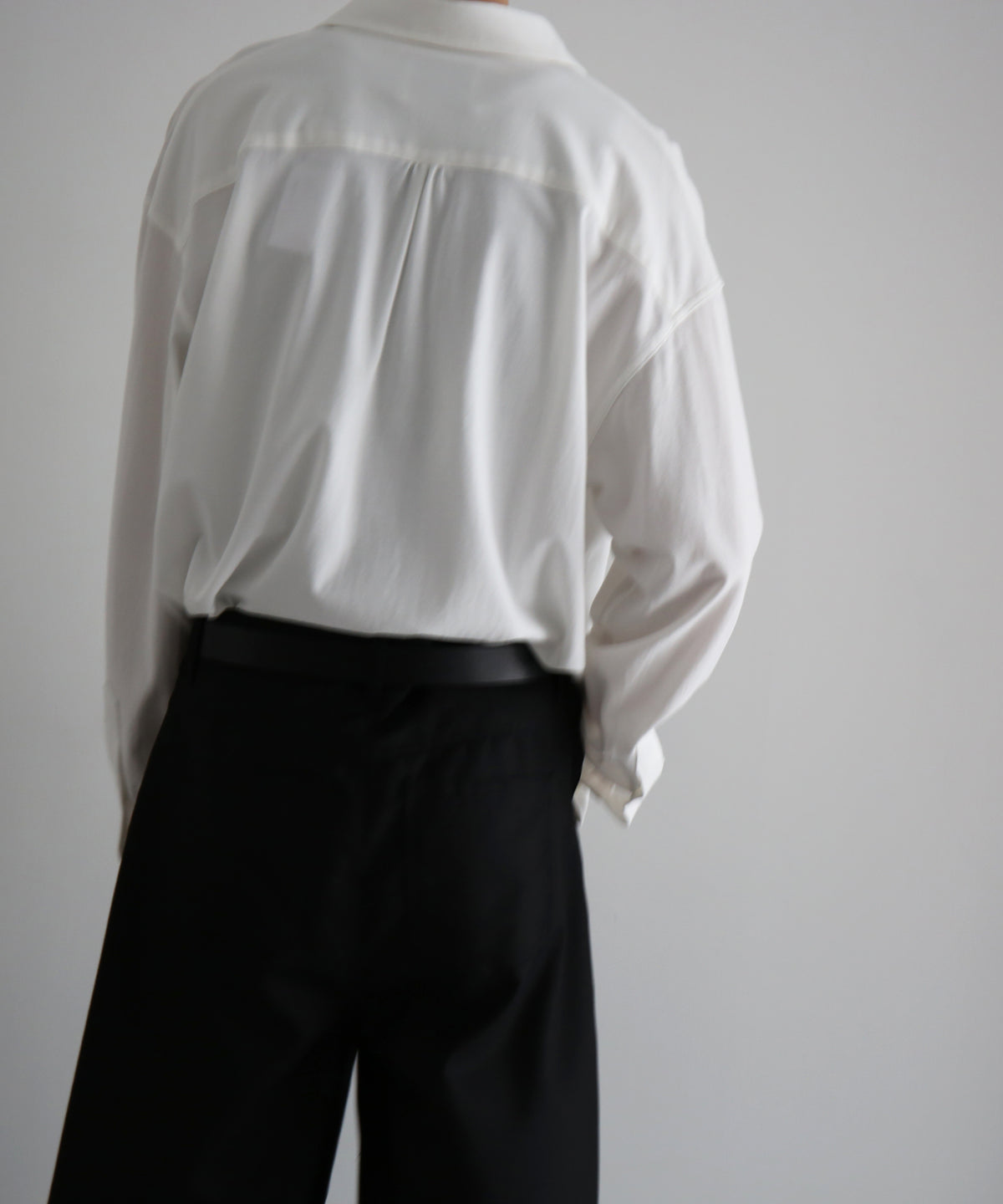 sefr Gino trouser "FINE BLACK WOOL"