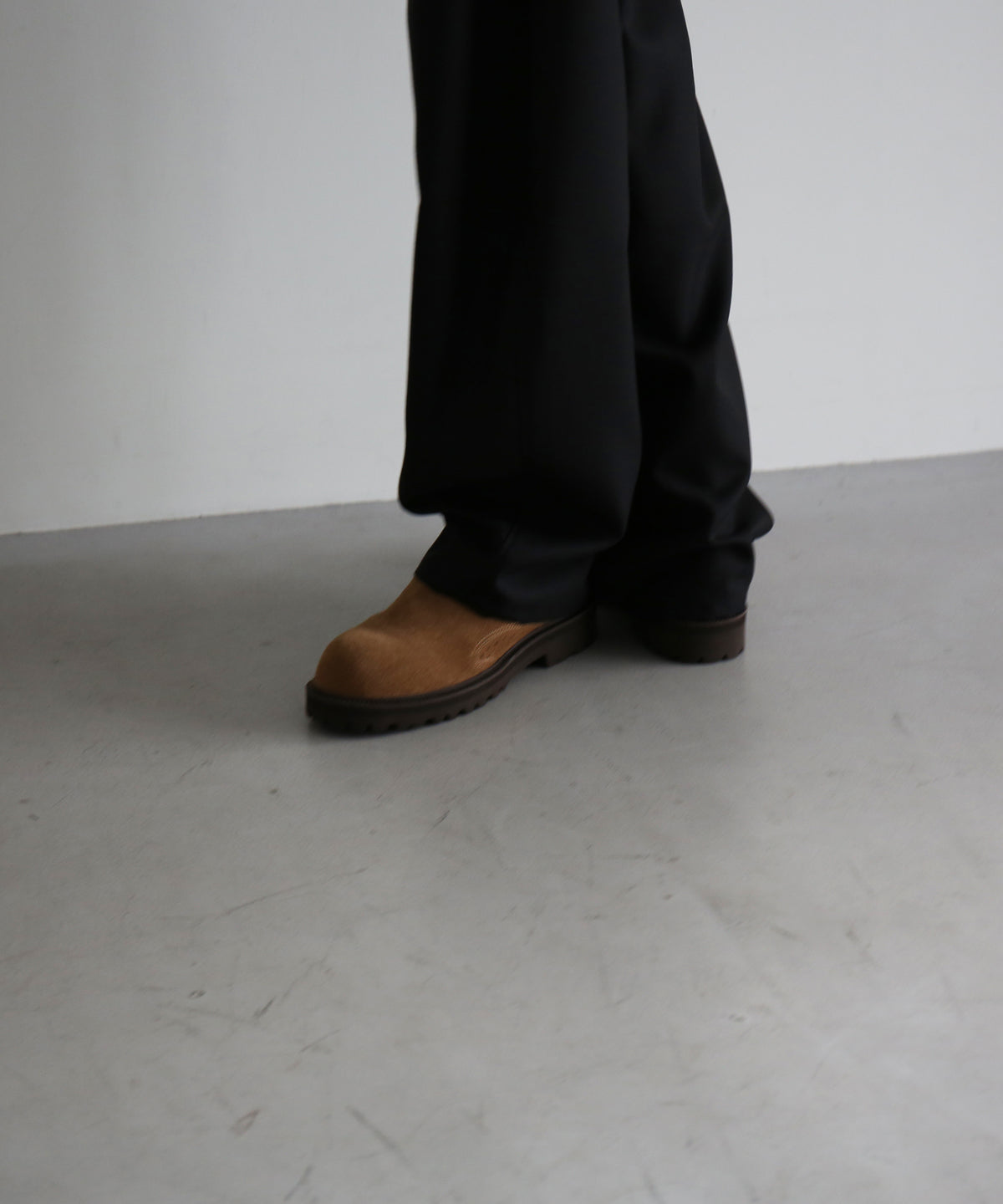 sefr Gino trouser "FINE BLACK WOOL"