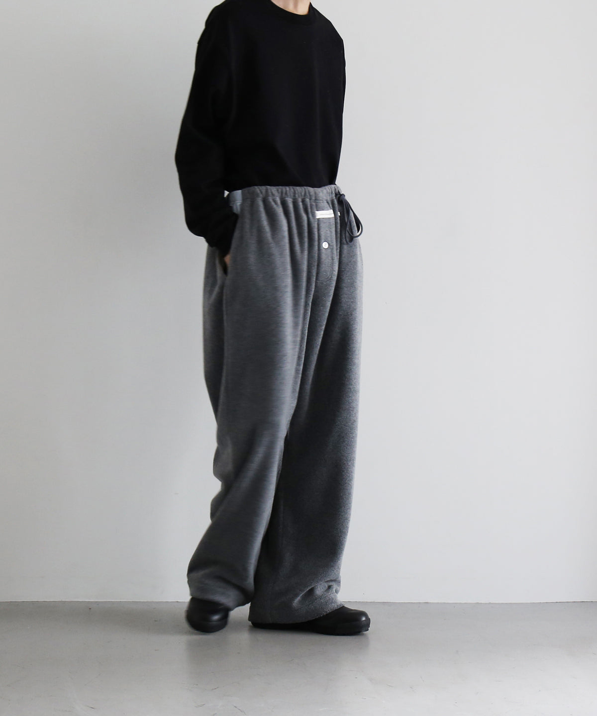 ABELIA EDOWARD GOUCHA Lt pants fleece "GREY"