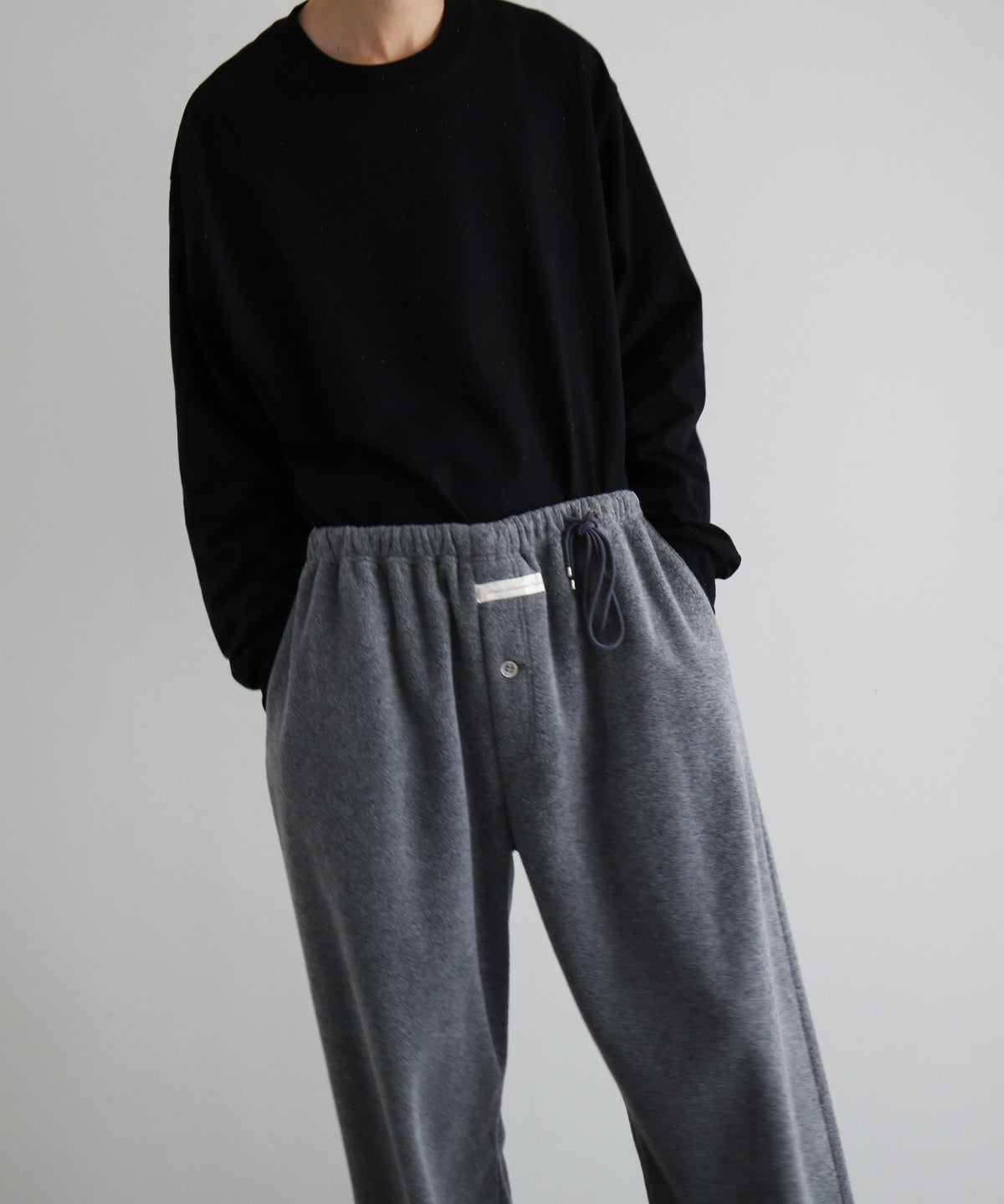 ABELIA EDOWARD GOUCHA Lt pants fleece "GREY"