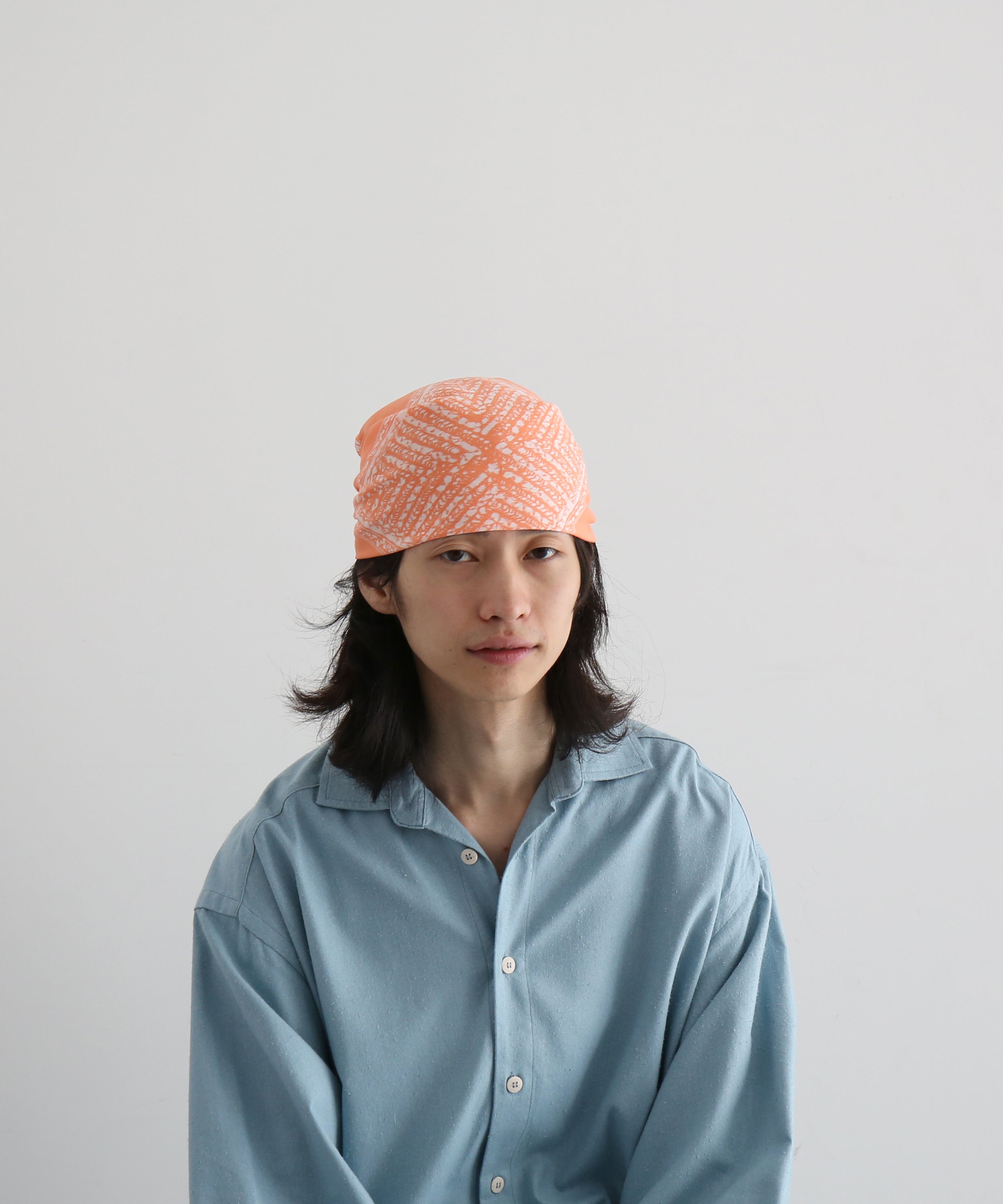 rajabrooke Batik wau handkerchief "SALMON PINK"