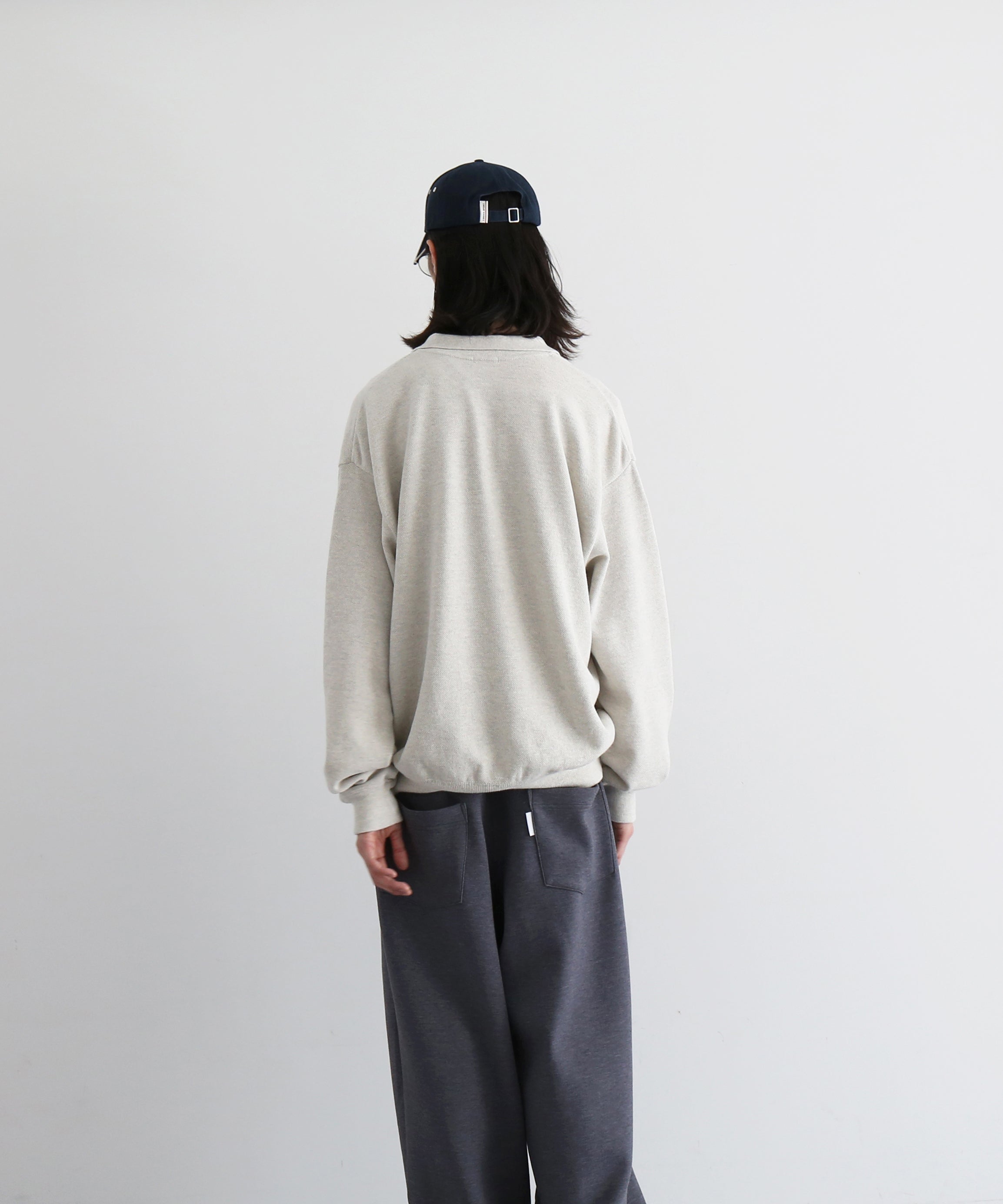 crepuscule Co/wo moss stitch skipper "L.GRAY"