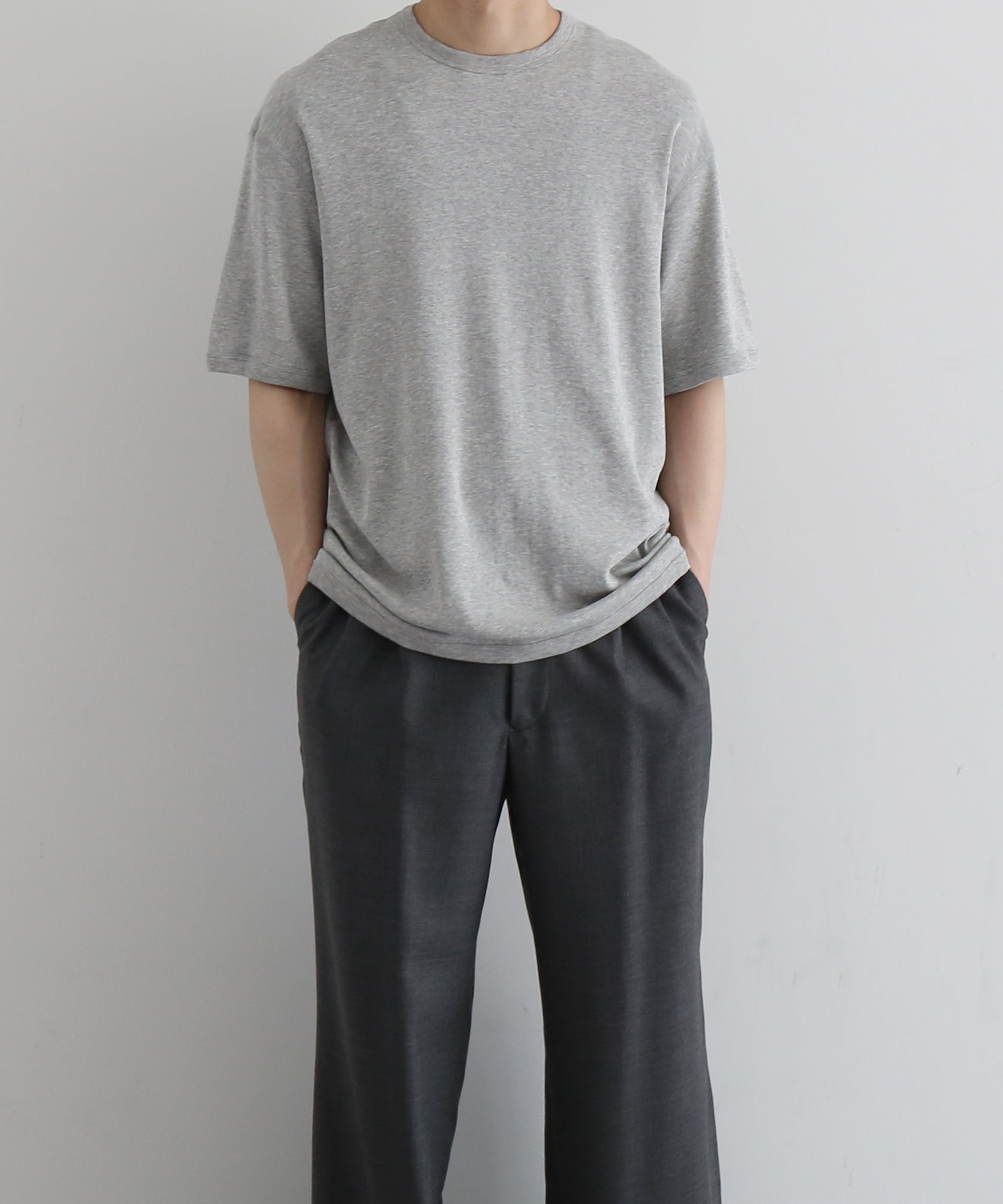KAIKO Double t-shirts "TOP GRAY"