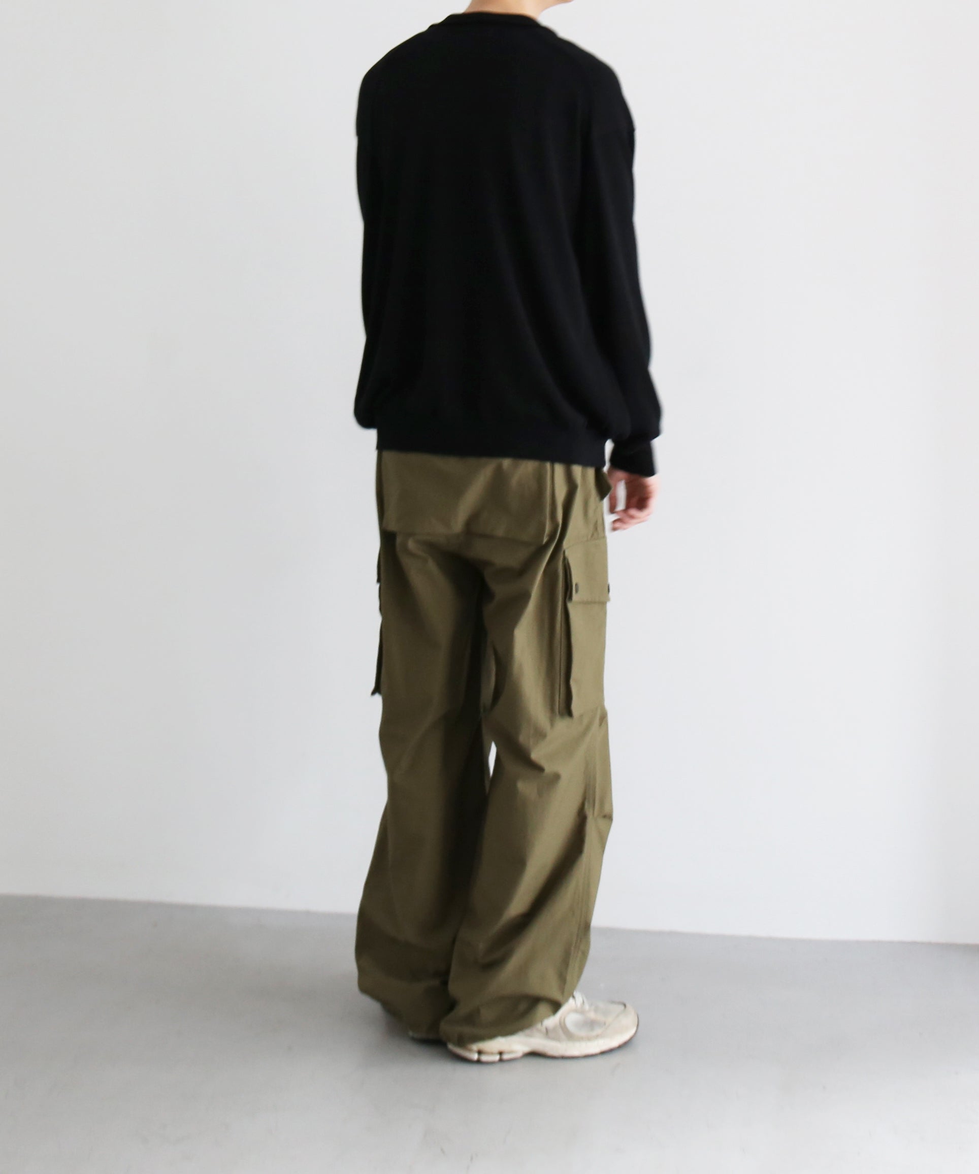 crepuscule【クレプスキュール】【EXCLUSIVE】Open collar knit shirt