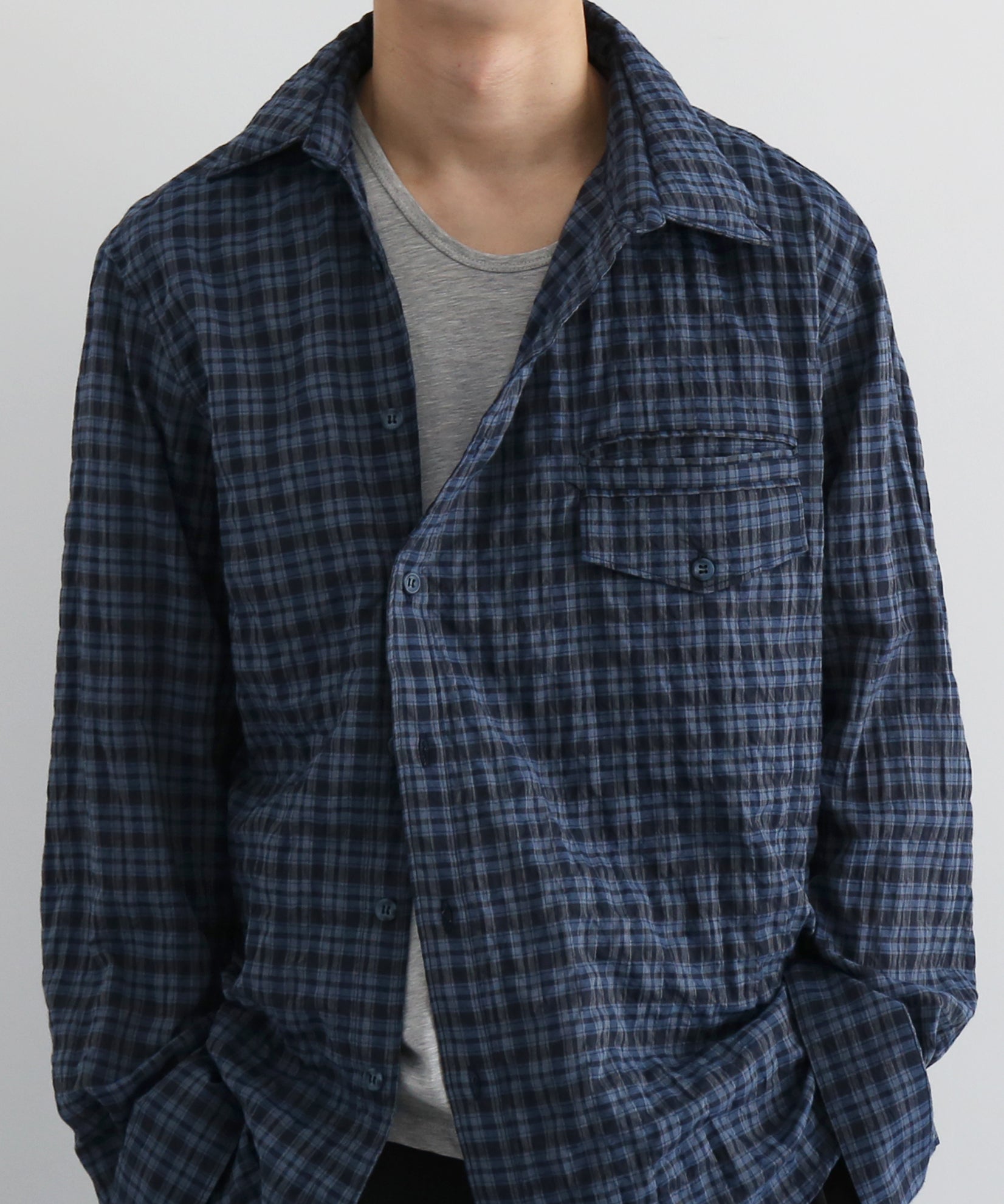 D.W.W.W Notch puffy "NAVY"