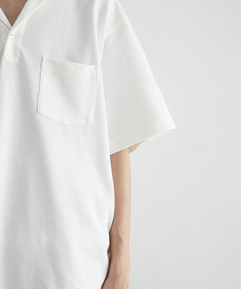 NEONSIGN Unfinished polo "hcs" "OFF WHITE"