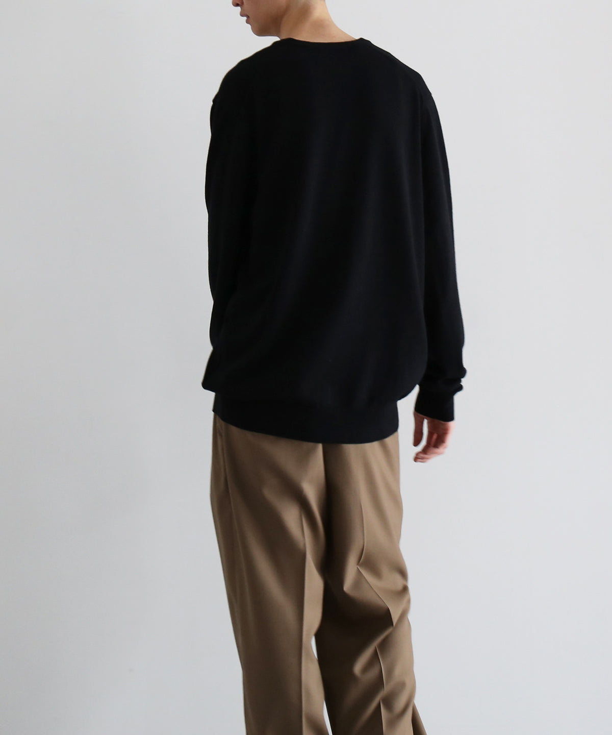 FRED PERRY Classic v neck jumper "BLACK"