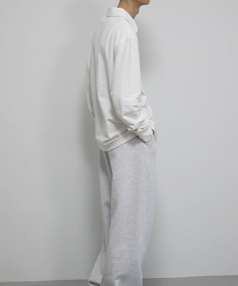 FRED PERRY Craig green longsleeve v overlay poloshirt "SNOW WHITE"