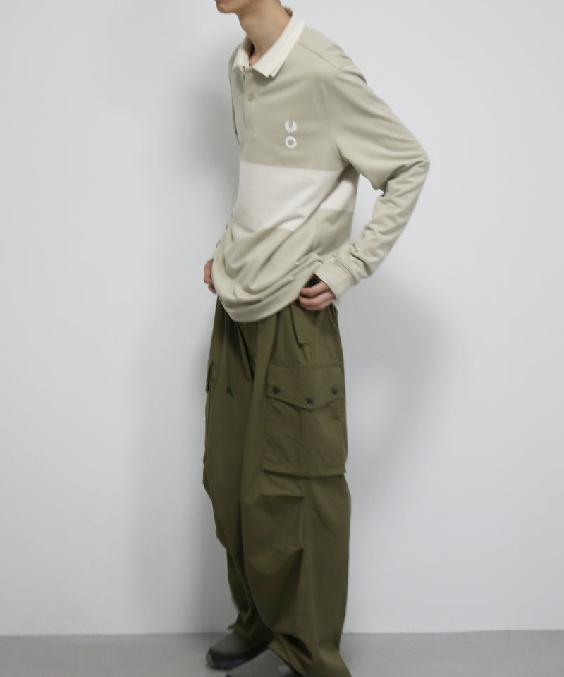 FRED PERRY Craig green reversible ls  polo shirt "CRAIG CHALK"
