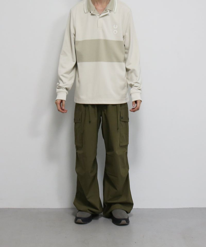 FRED PERRY Craig green reversible ls  polo shirt "CRAIG CHALK"