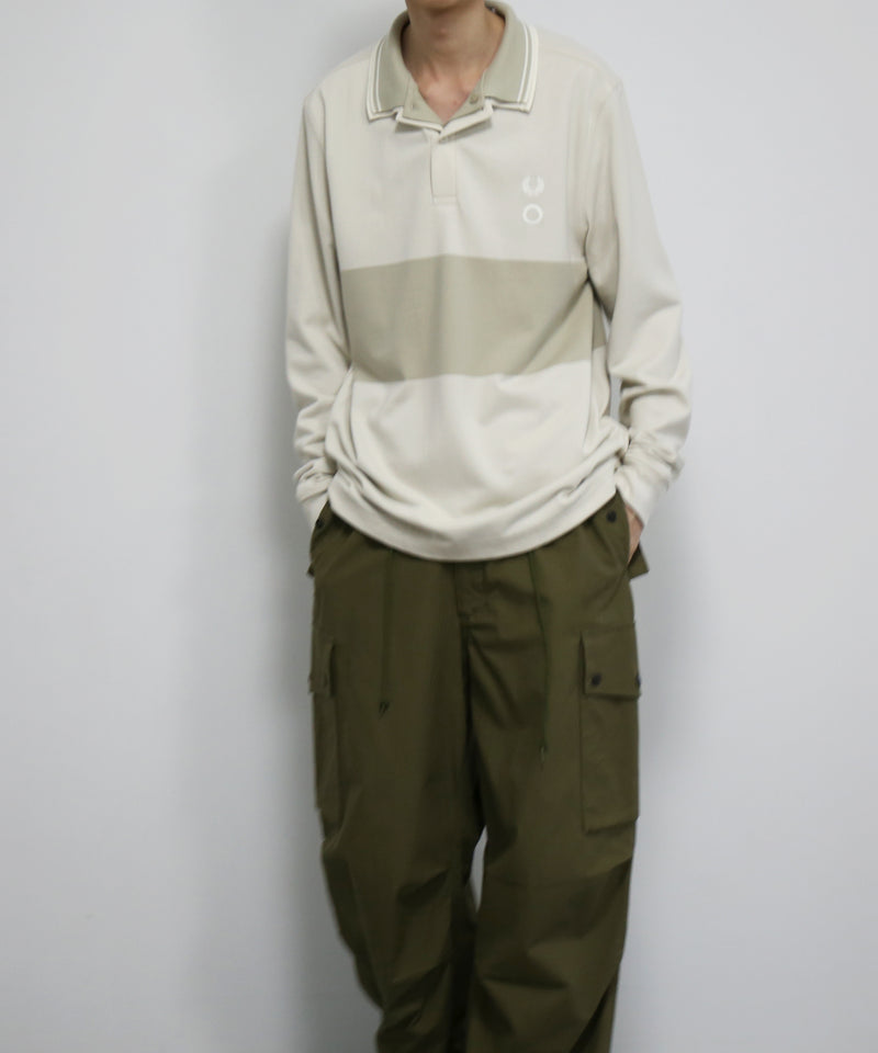 FRED PERRY Craig green reversible ls  polo shirt "CRAIG CHALK"