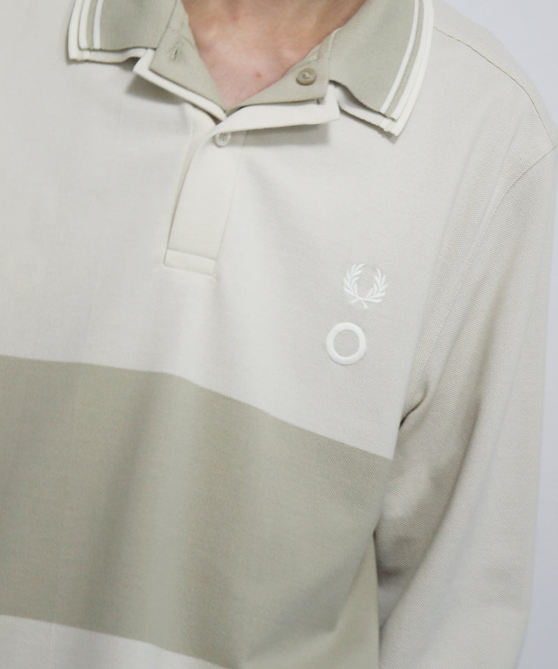 FRED PERRY Craig green reversible ls  polo shirt "CRAIG CHALK"