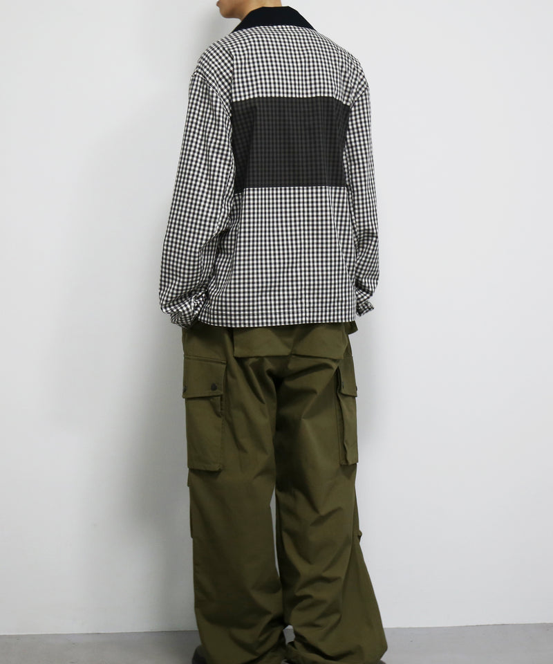 FRED PERRY Craig green reversible overshirt "ANCHOR GREY"