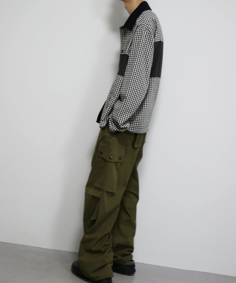 FRED PERRY Craig green reversible overshirt "ANCHOR GREY"