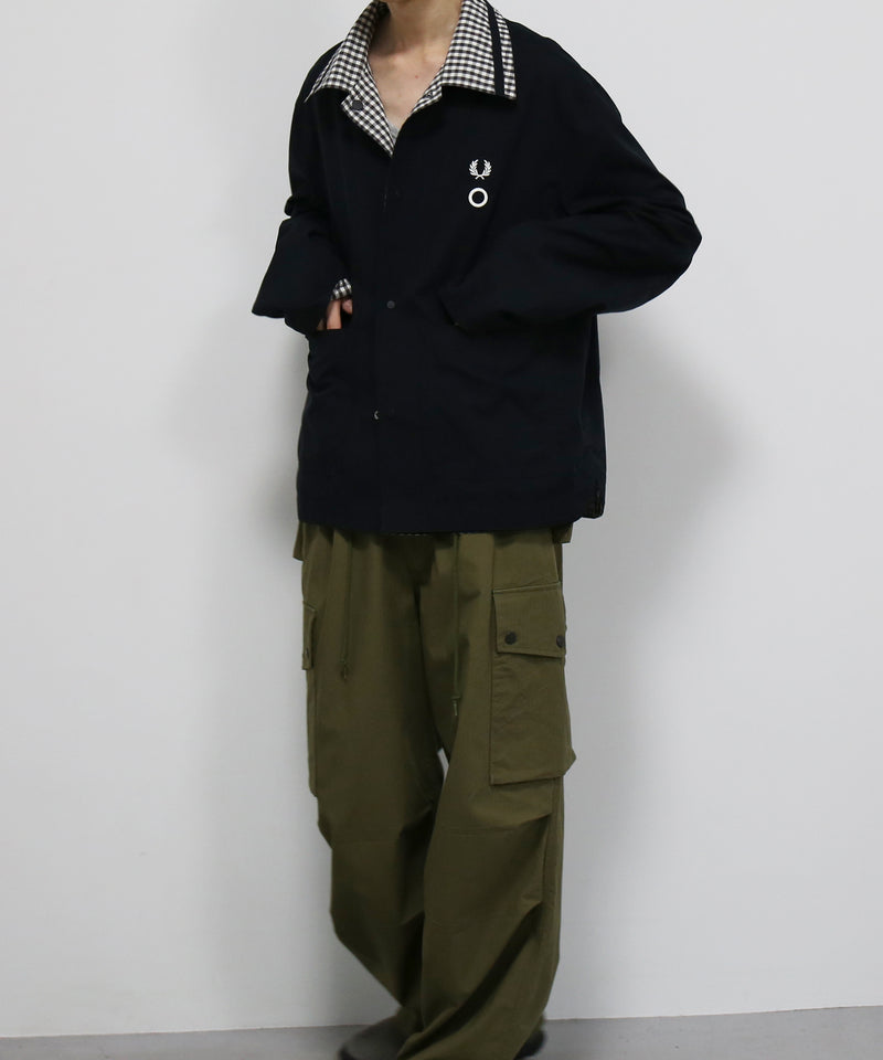 FRED PERRY Craig green reversible overshirt "ANCHOR GREY"
