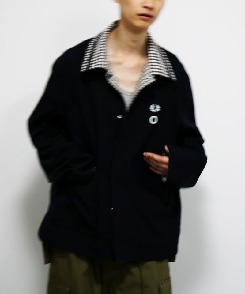 FRED PERRY Craig green reversible overshirt "ANCHOR GREY"