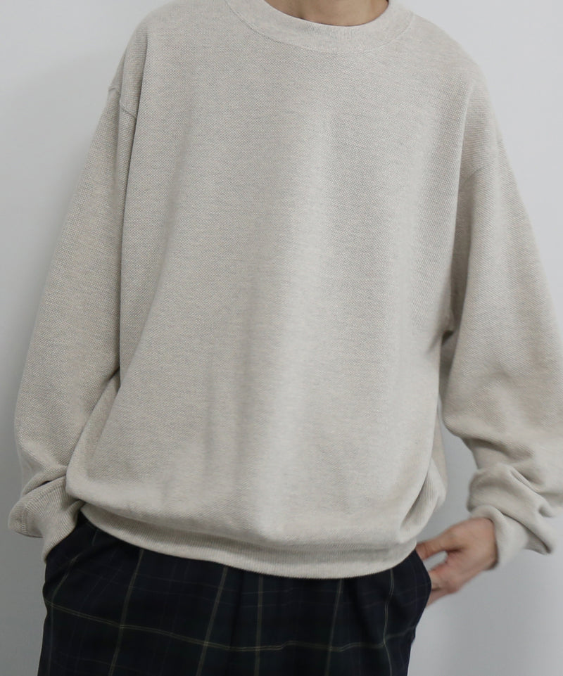 crepuscule Co/wo moss stitch p/o "OATMEAL"
