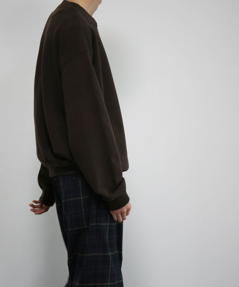 crepuscule Co/wo moss stitch p/o "BROWN"