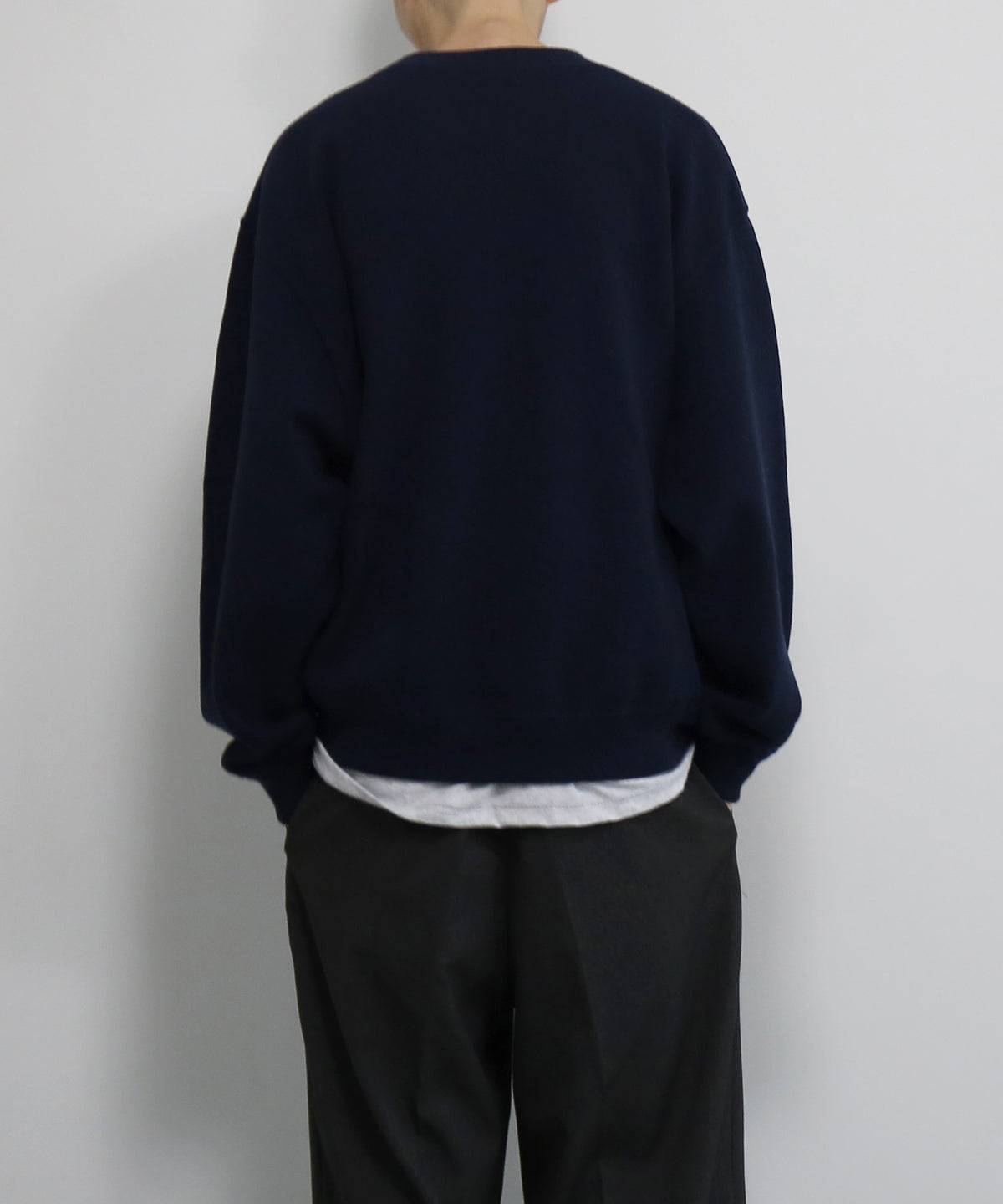 crepuscule Co/wo moss stitch p/o "NAVY"