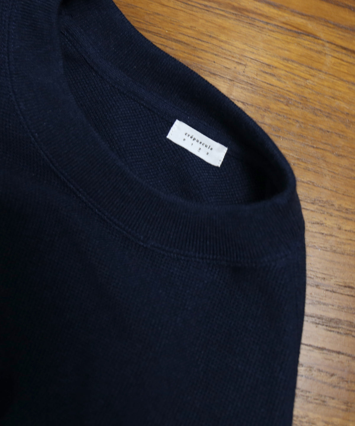 crepuscule Co/wo moss stitch p/o "NAVY"