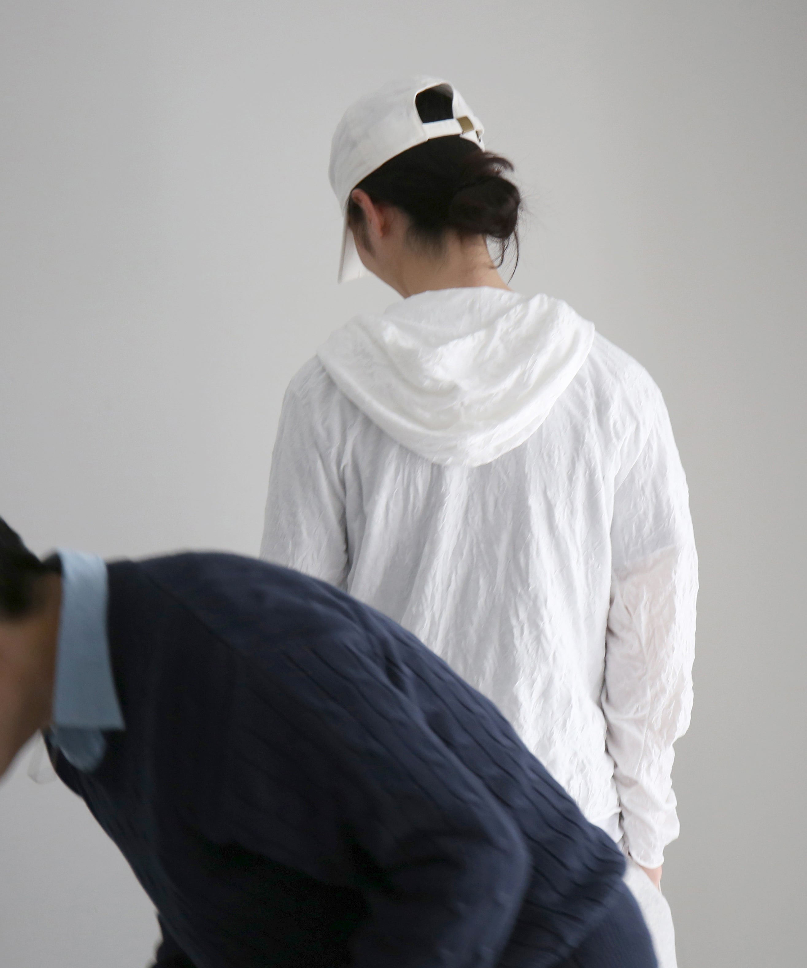 POST ARCHIVE FACTION(PAF) Zip hoodie "WHITE"