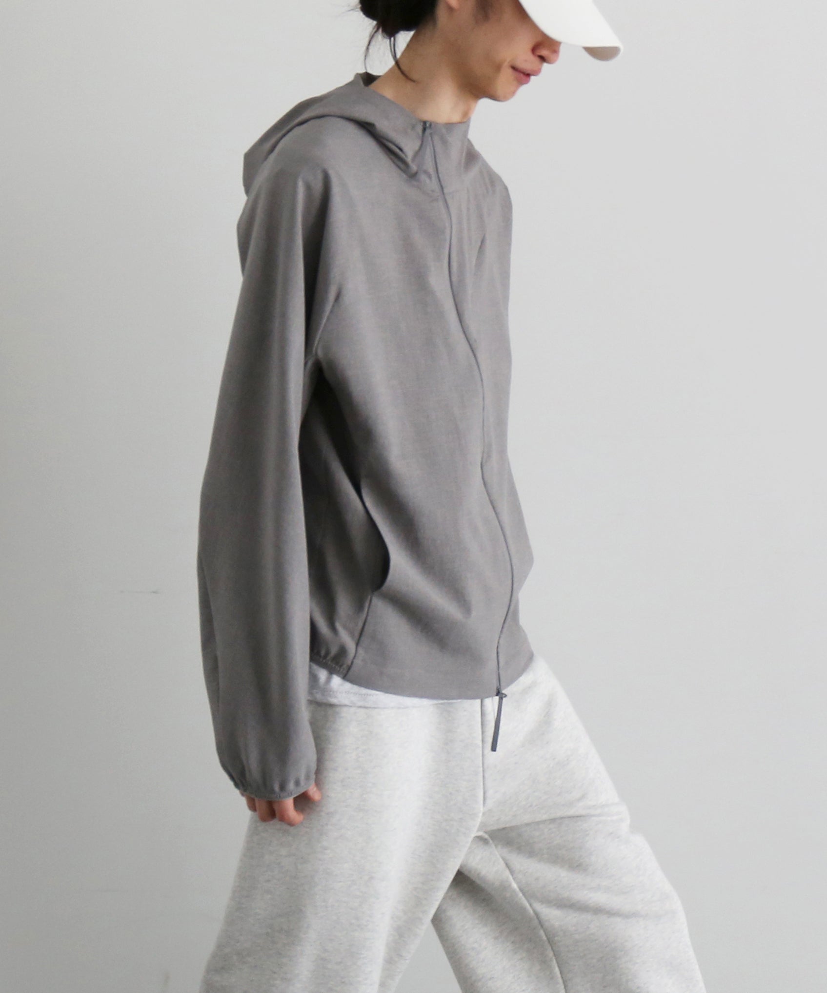 POST ARCHIVE FACTION(PAF) Runner jacket "GREY"