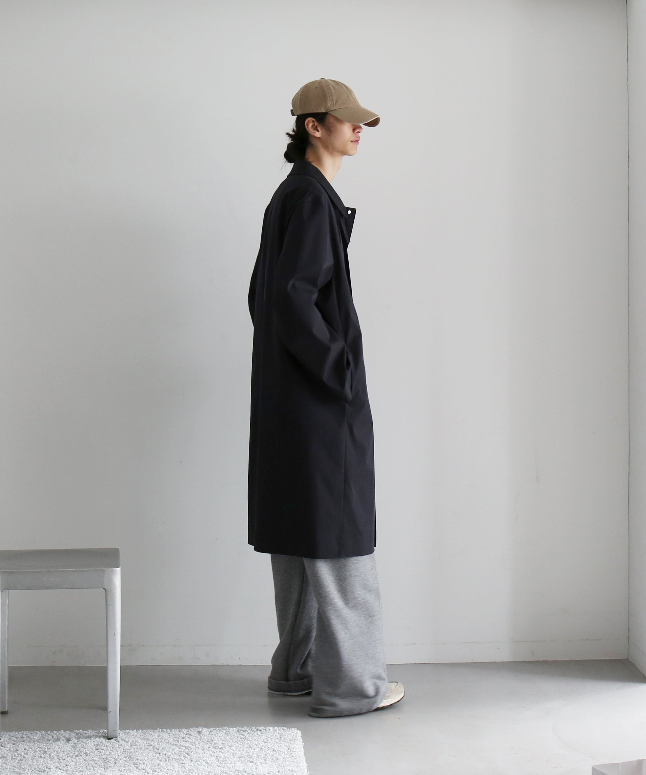 POST ARCHIVE FACTION(PAF) Rain coat "BLACK"