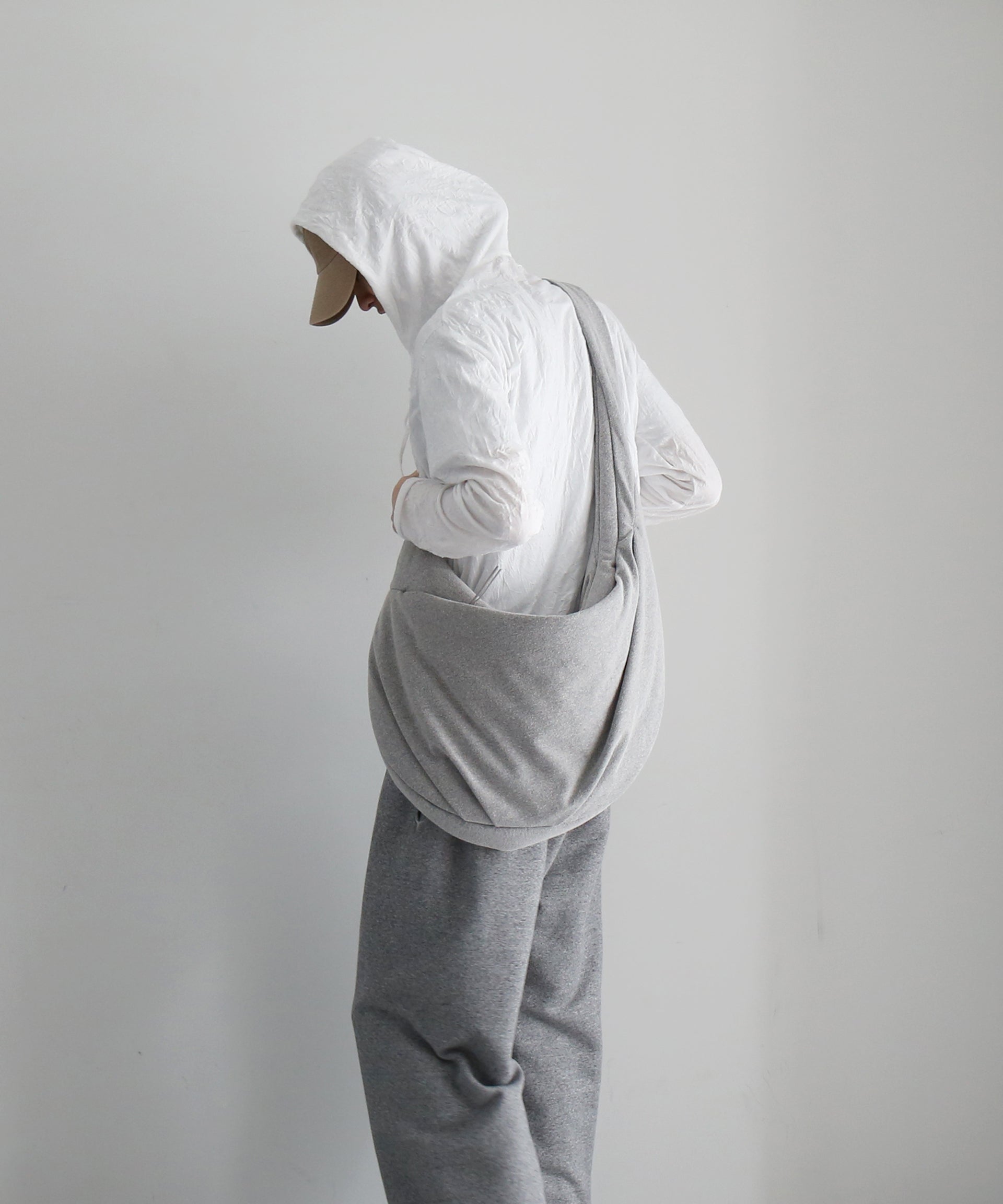 POST ARCHIVE FACTION(PAF) Incheon bag "GREY BLENDED"