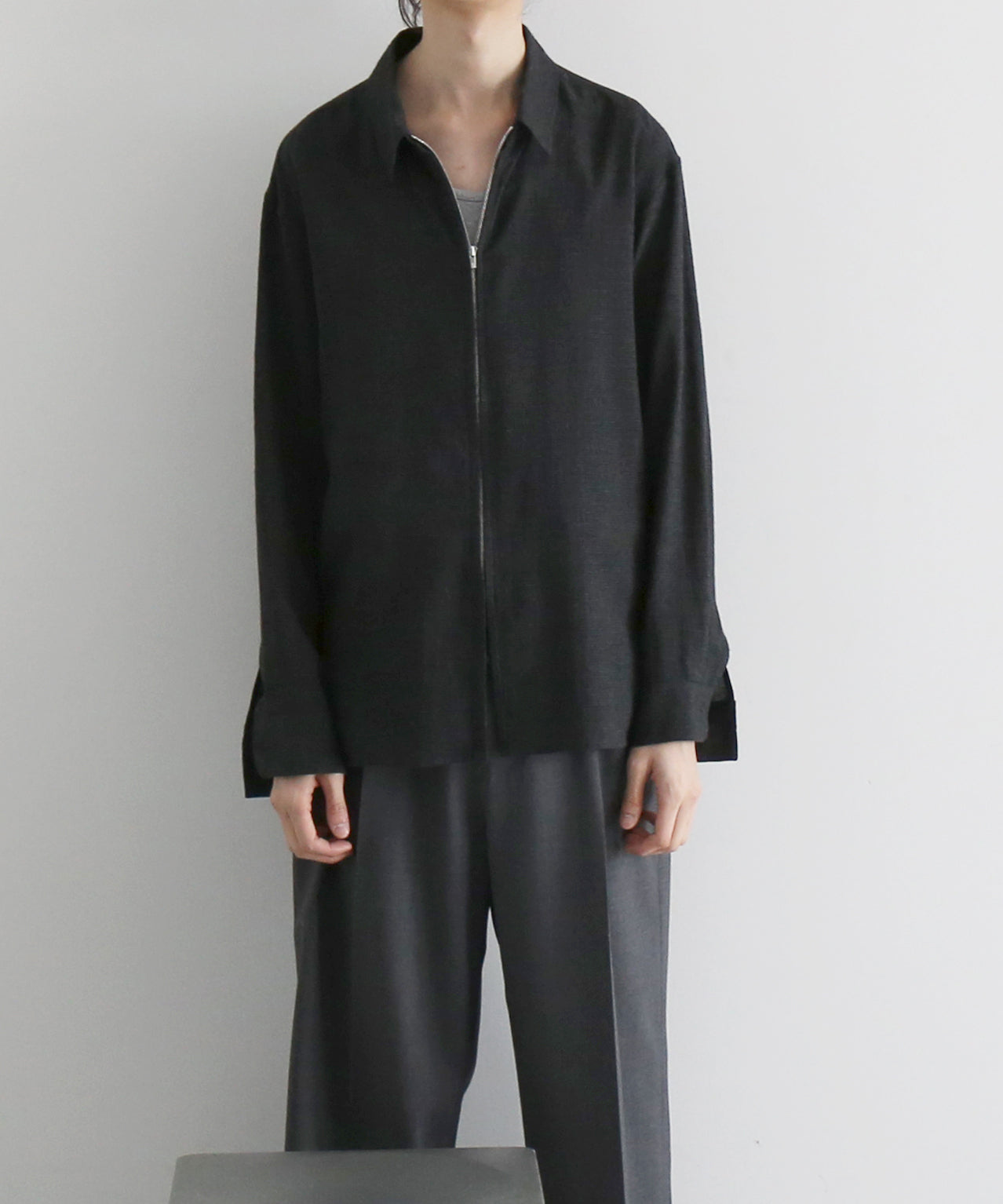POST ARCHIVE FACTION(PAF) Zip shirt "DUSK"