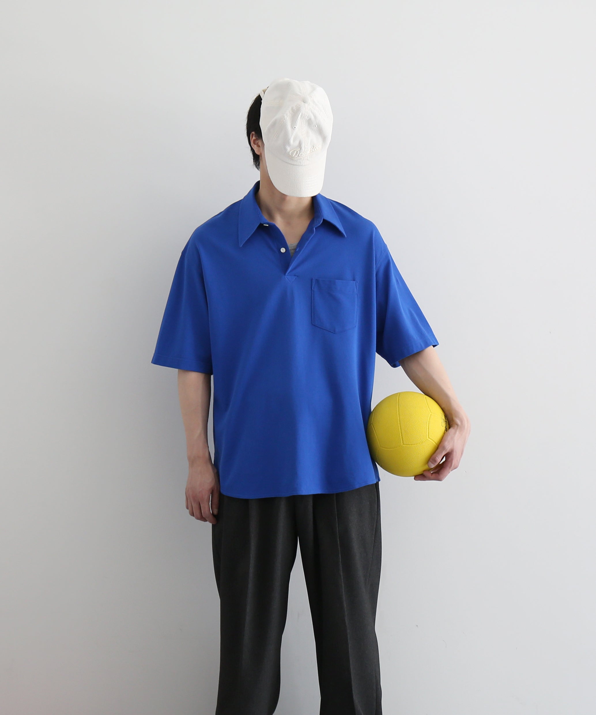 KAIKO Tomorrow ss polo shirt "D.BLUE"