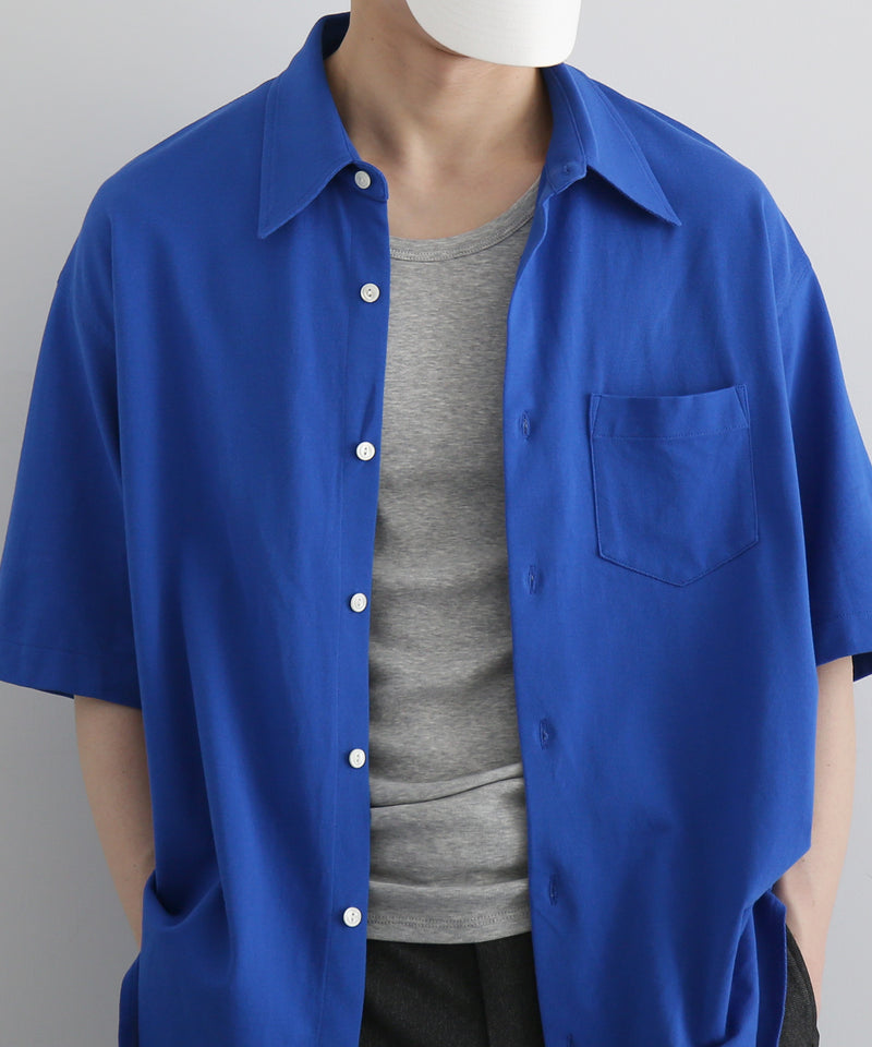 KAIKO Tomorrow ss shirt "D.BLUE"