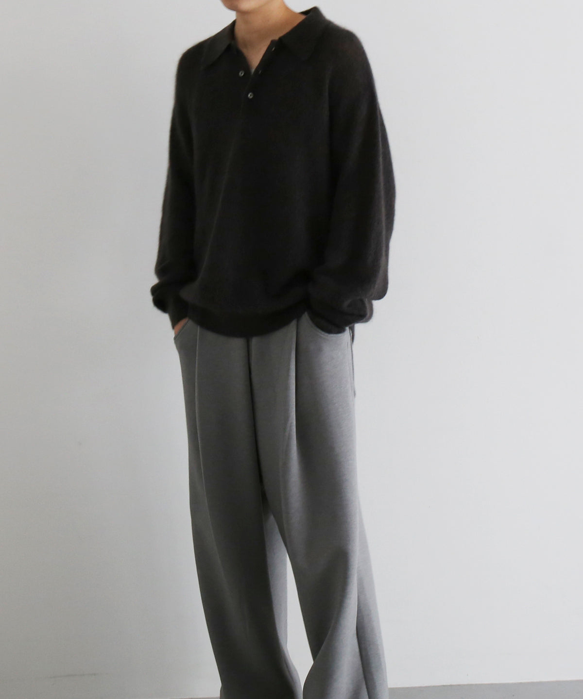 URU Knit polo "BLUE"