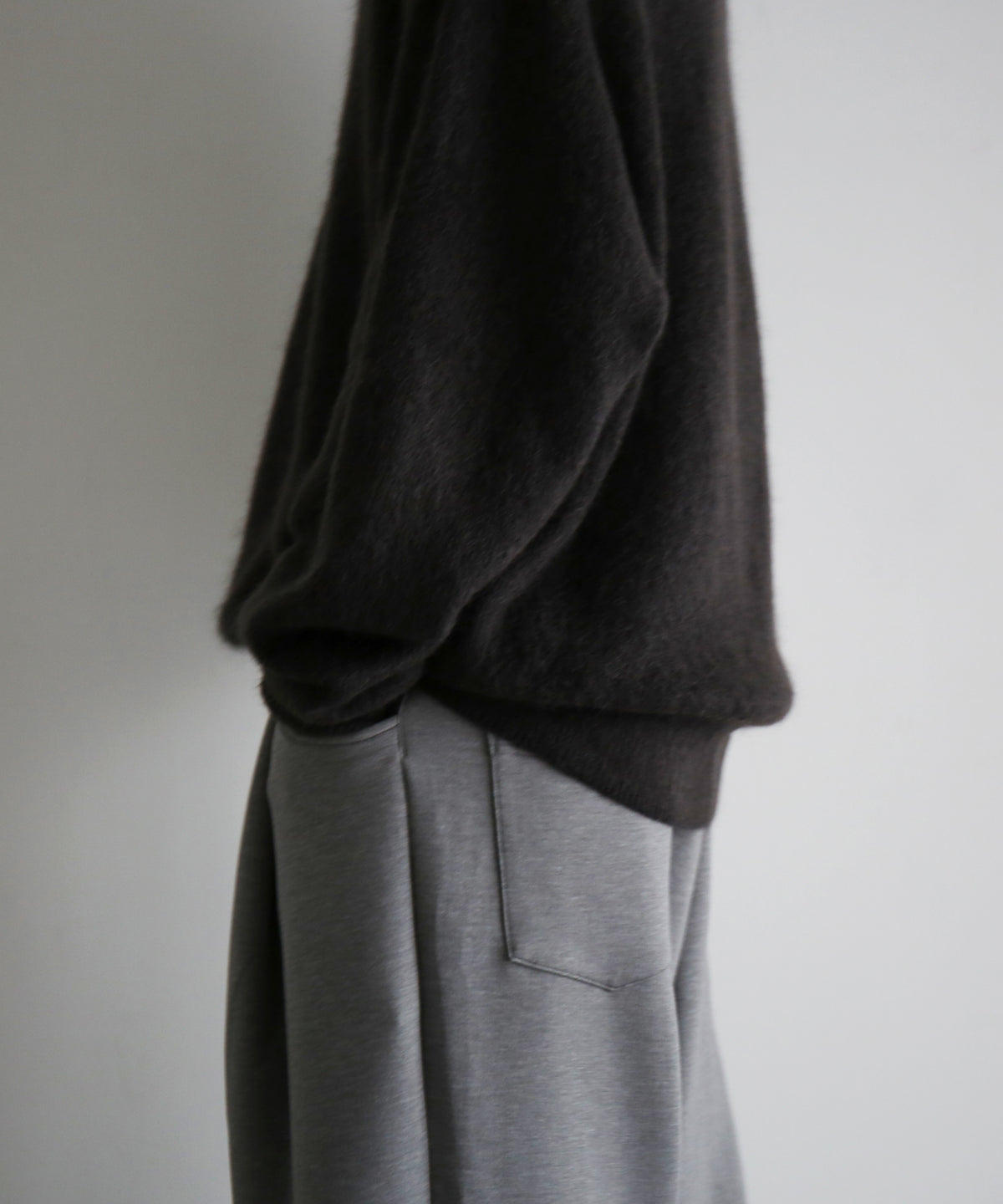 URU Knit polo "M.GRAY"