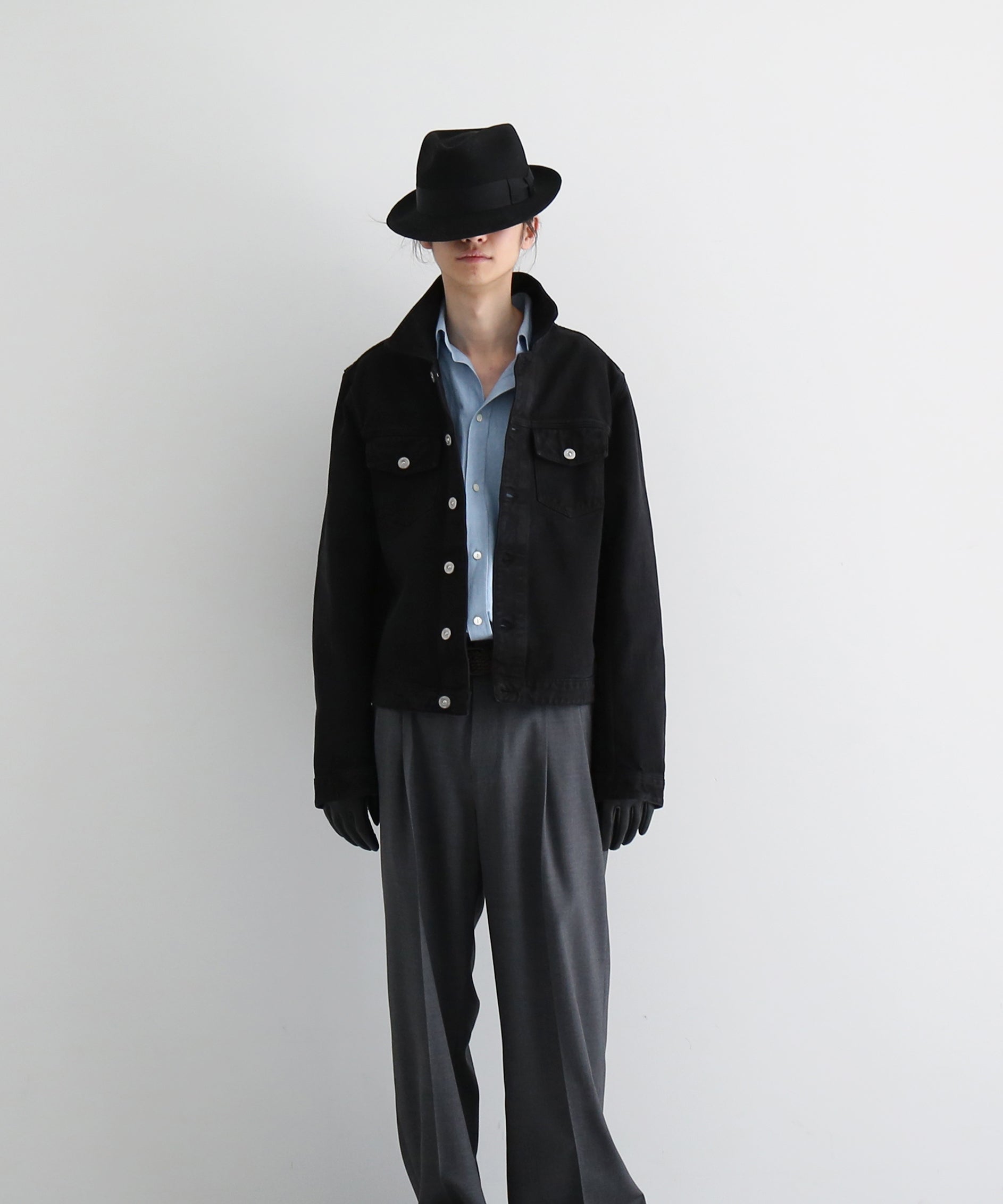 OUR LEGACY Origin jacket “OVERDYED HIGHWAY BLACK”