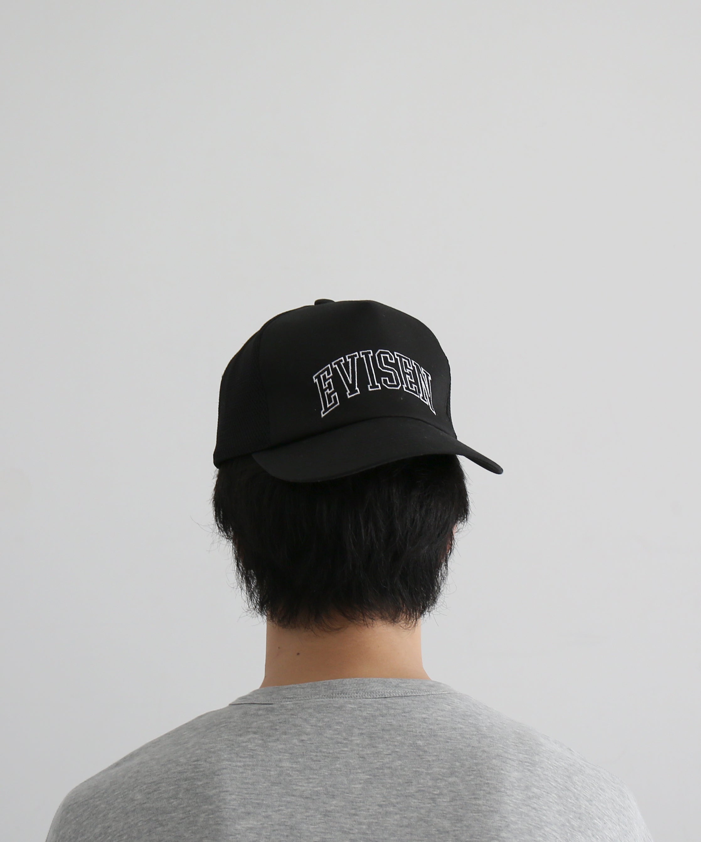 Evisen Skateboardsゑ College mesh cap "RED/WHITE"