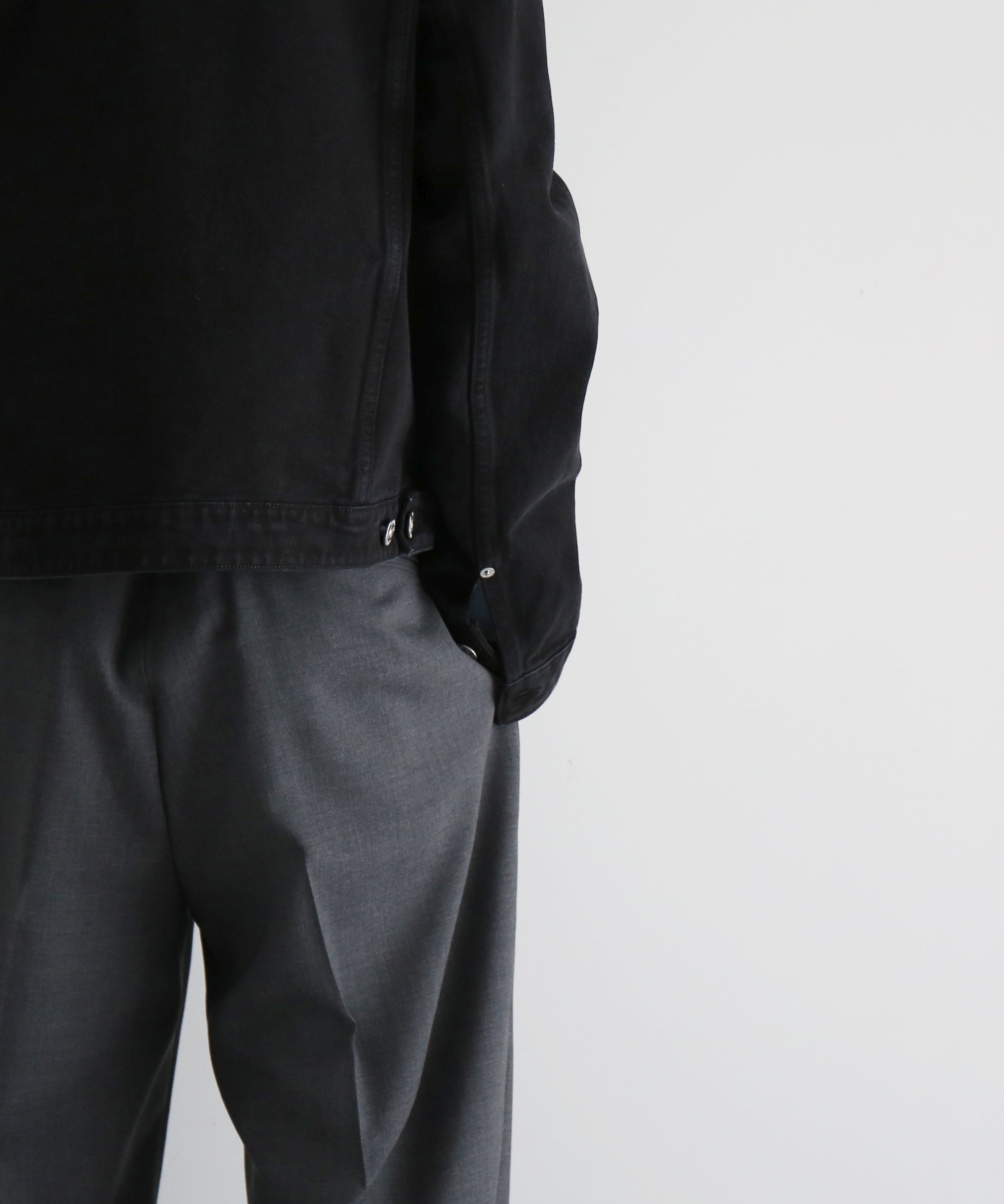 OUR LEGACY Origin jacket “OVERDYED HIGHWAY BLACK”
