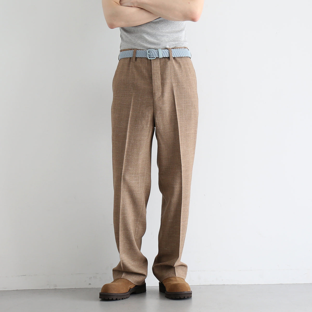 UNUSED【アンユーズド】Uw1189 Loro piana slacks “BEIGE