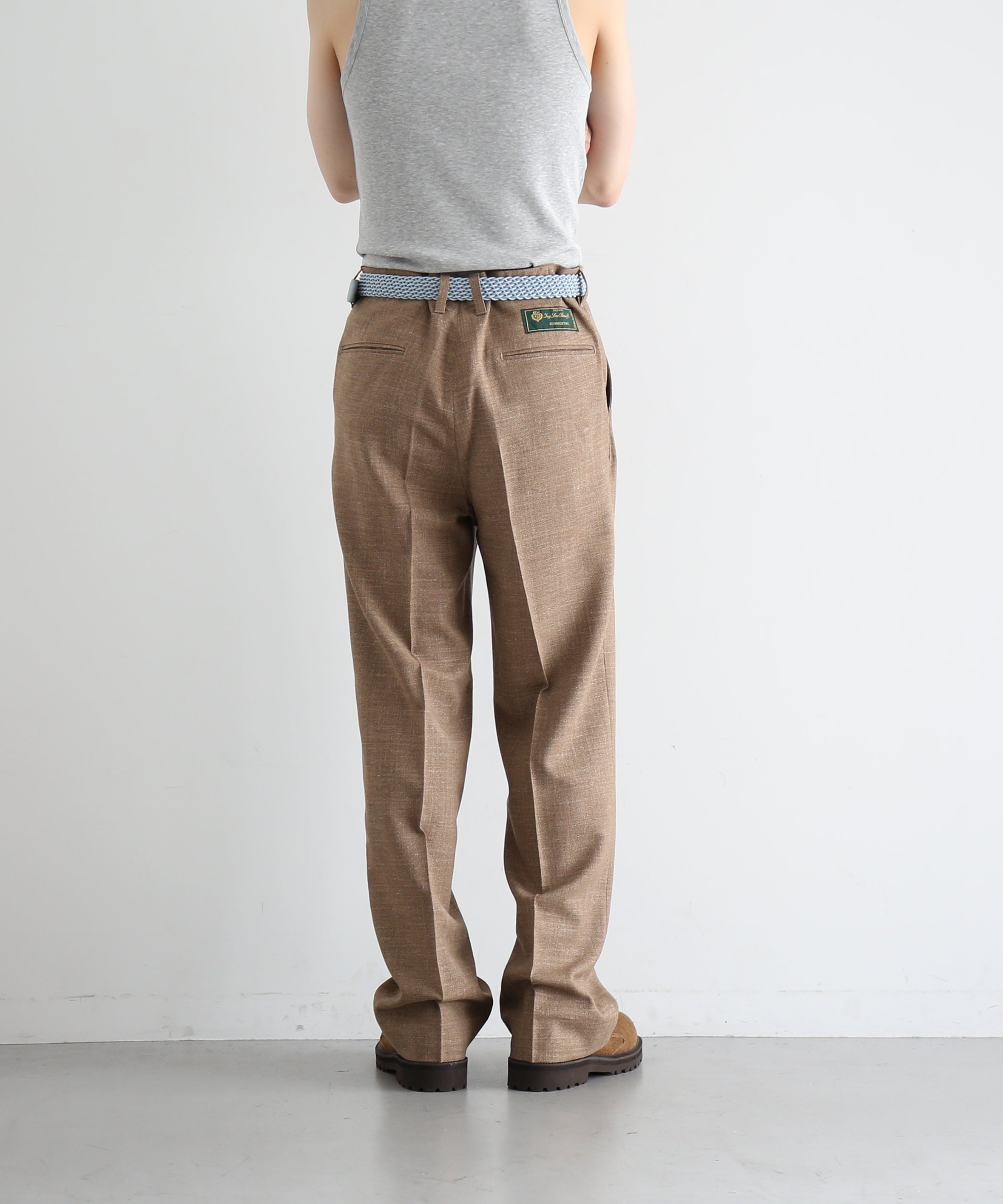 UNUSED Uw1189 Loro piana slacks “BEIGE"