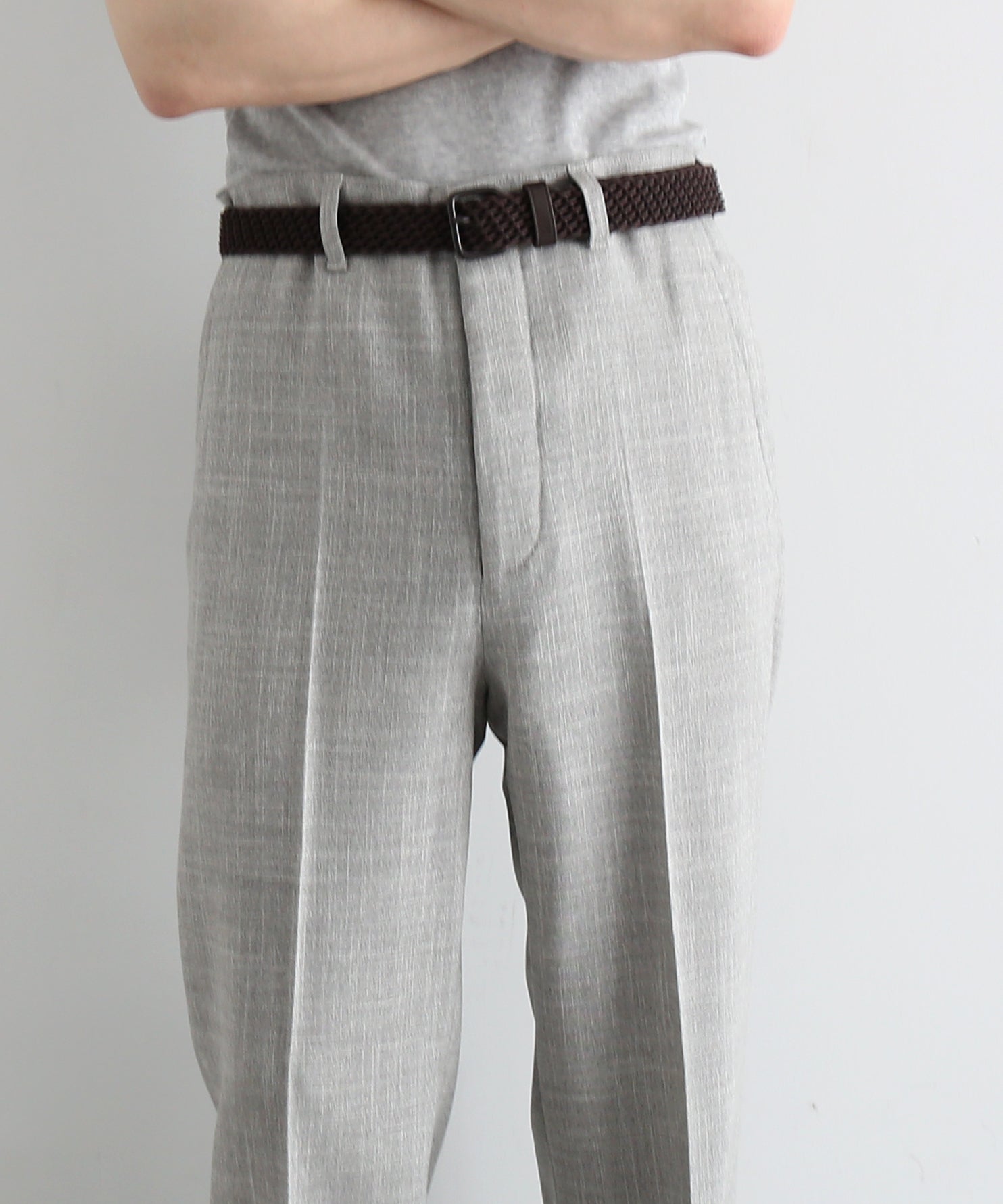 UNUSED Uw1189 Loro piana slacks “GRAY”