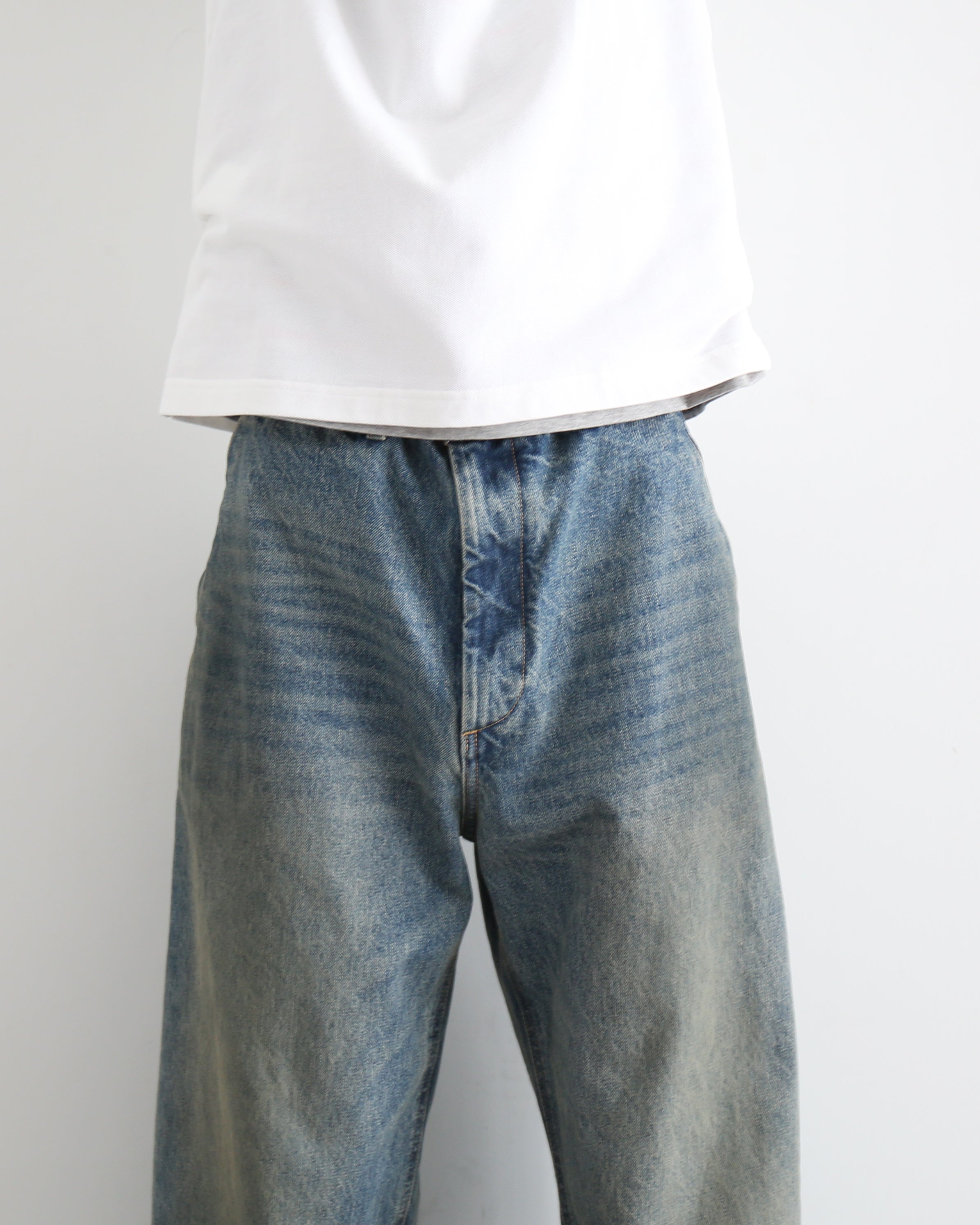 パンツ KAIKO The denim wide fit vintage INDIGO KAIKO【カイコー】the denim wide fit VIntage 
