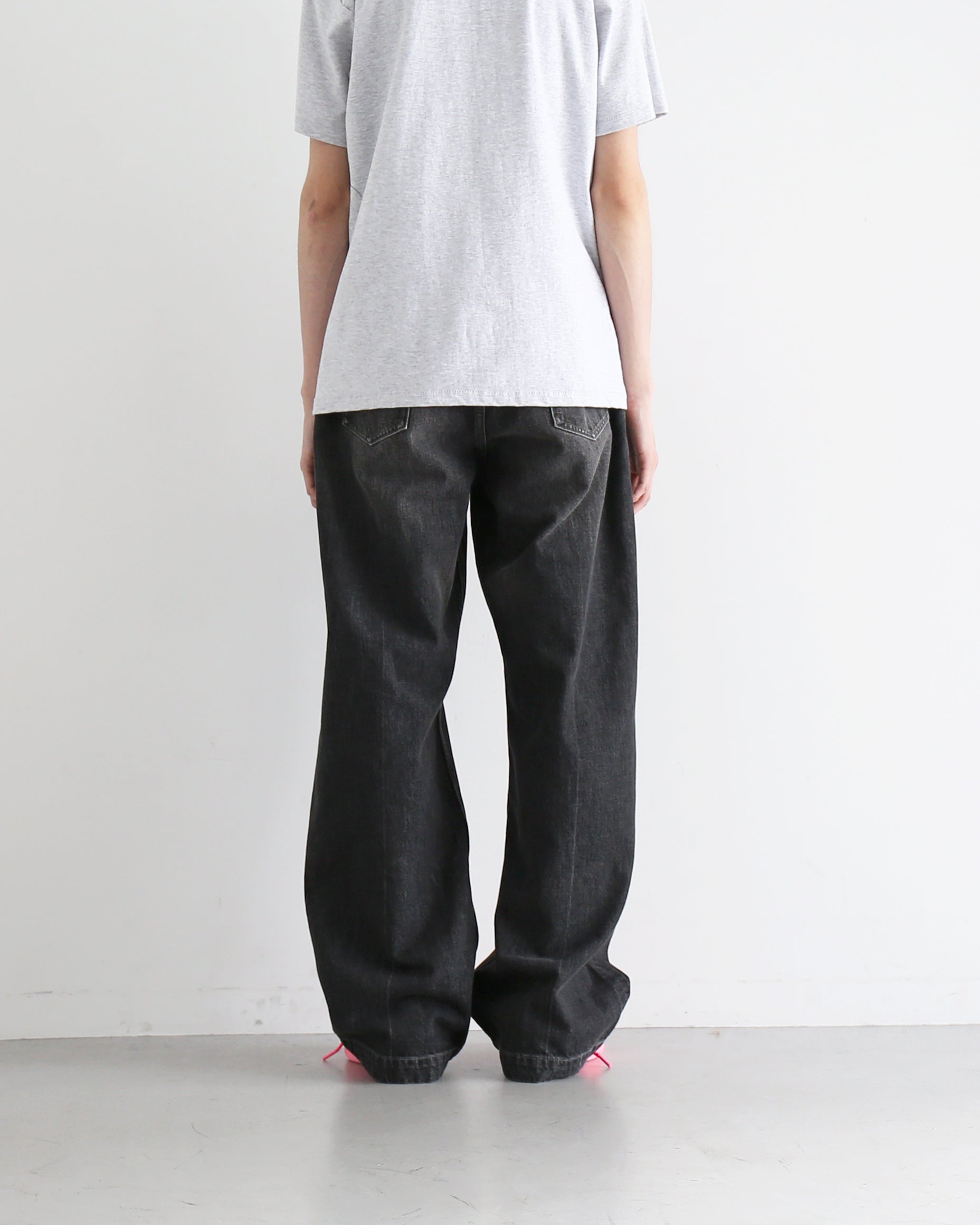 KAIKO The denim loose fit vintage "BLACK"