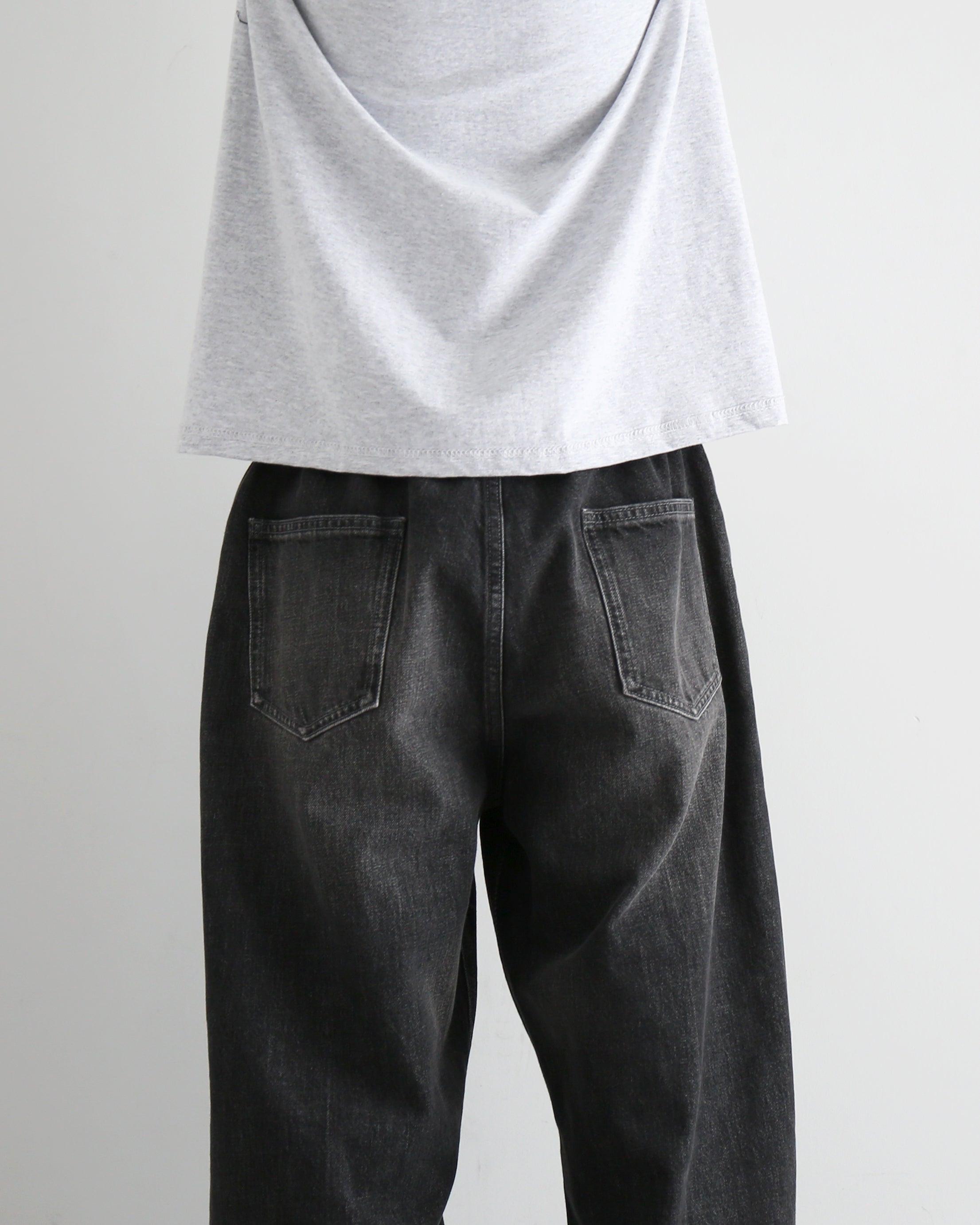KAIKO The denim loose fit vintage "BLACK"